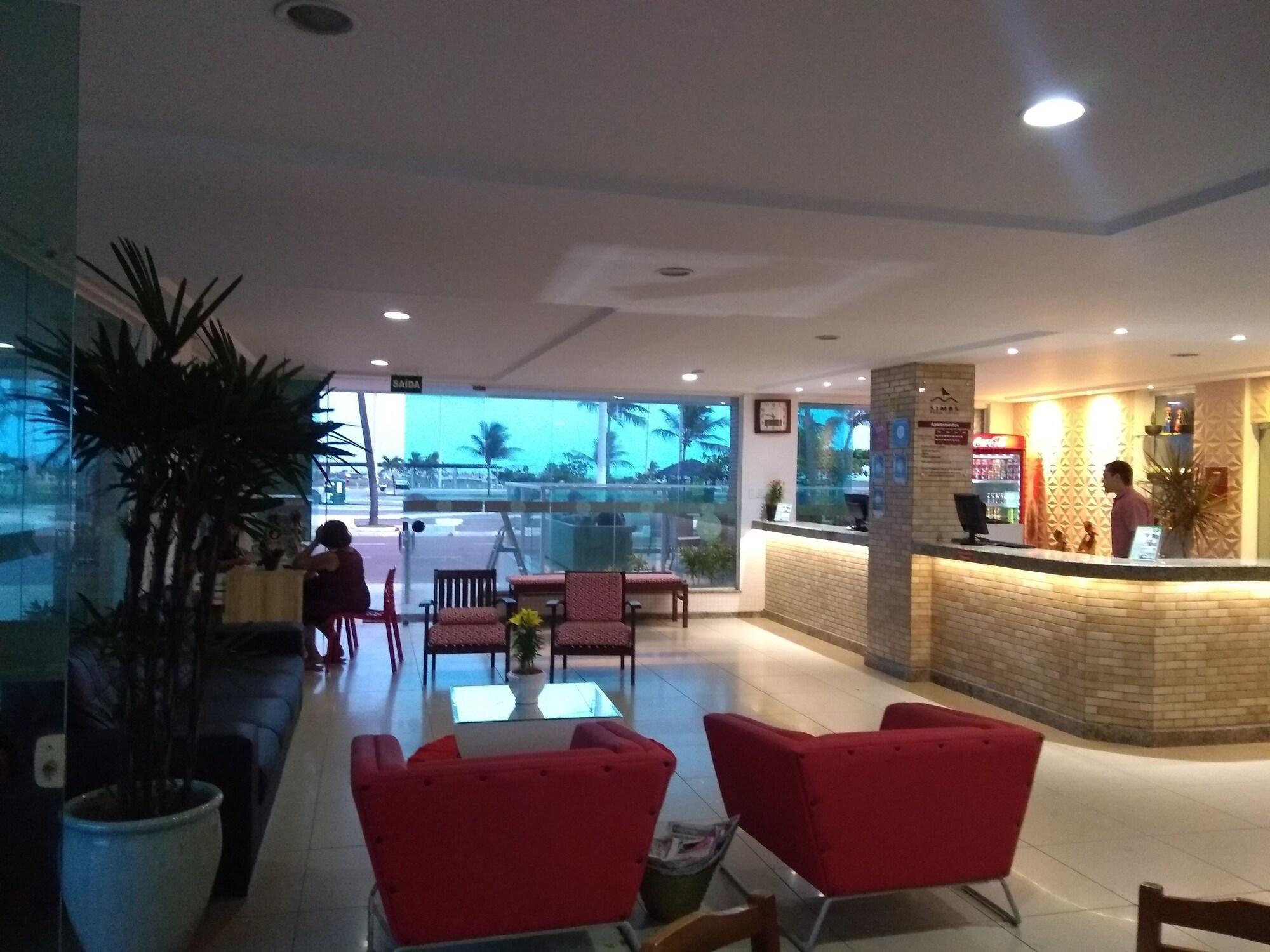 Vista do lobby Simas Praia Hotel