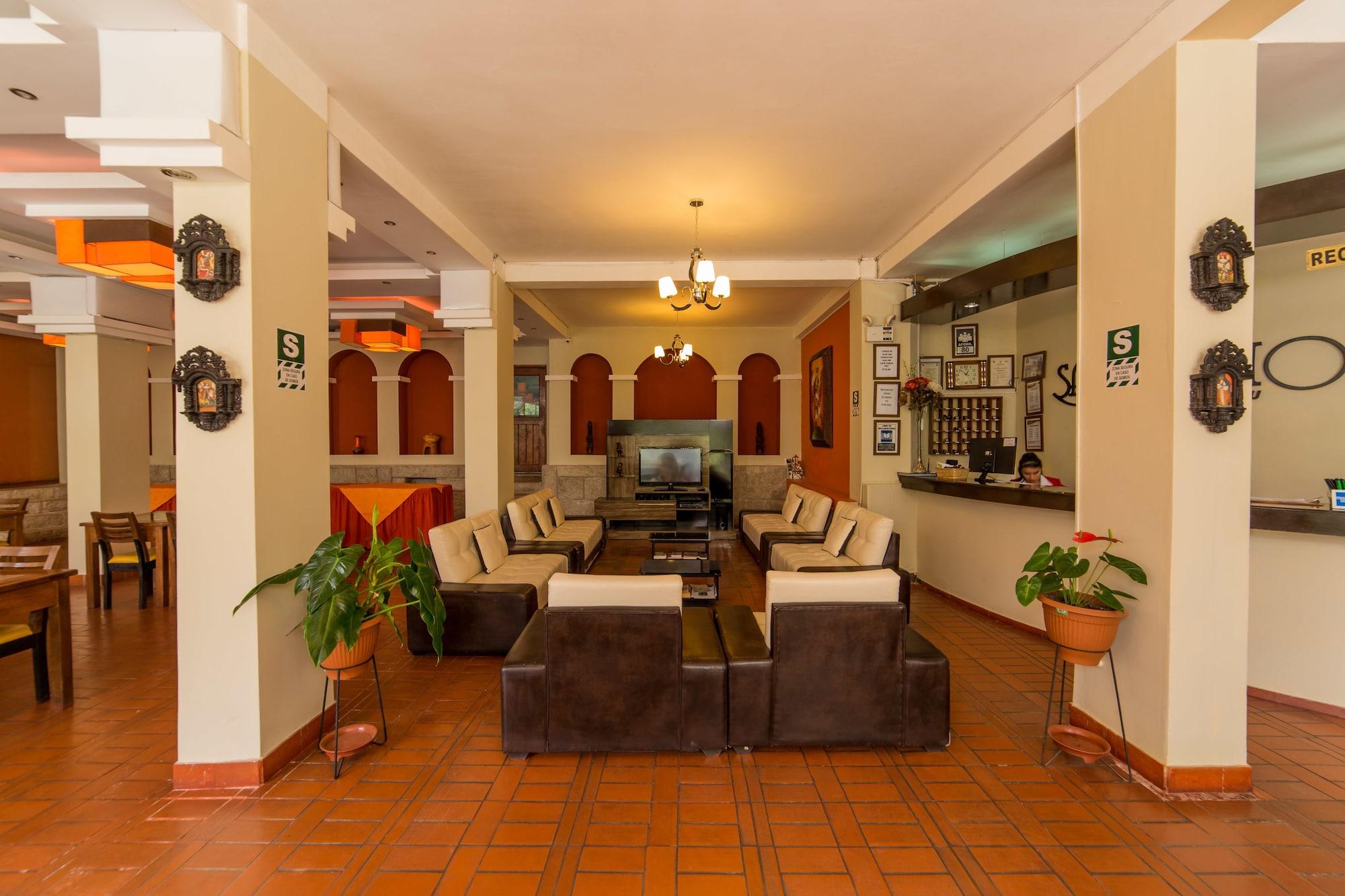 Vista Lobby Hotel Santuario Machu Picchu