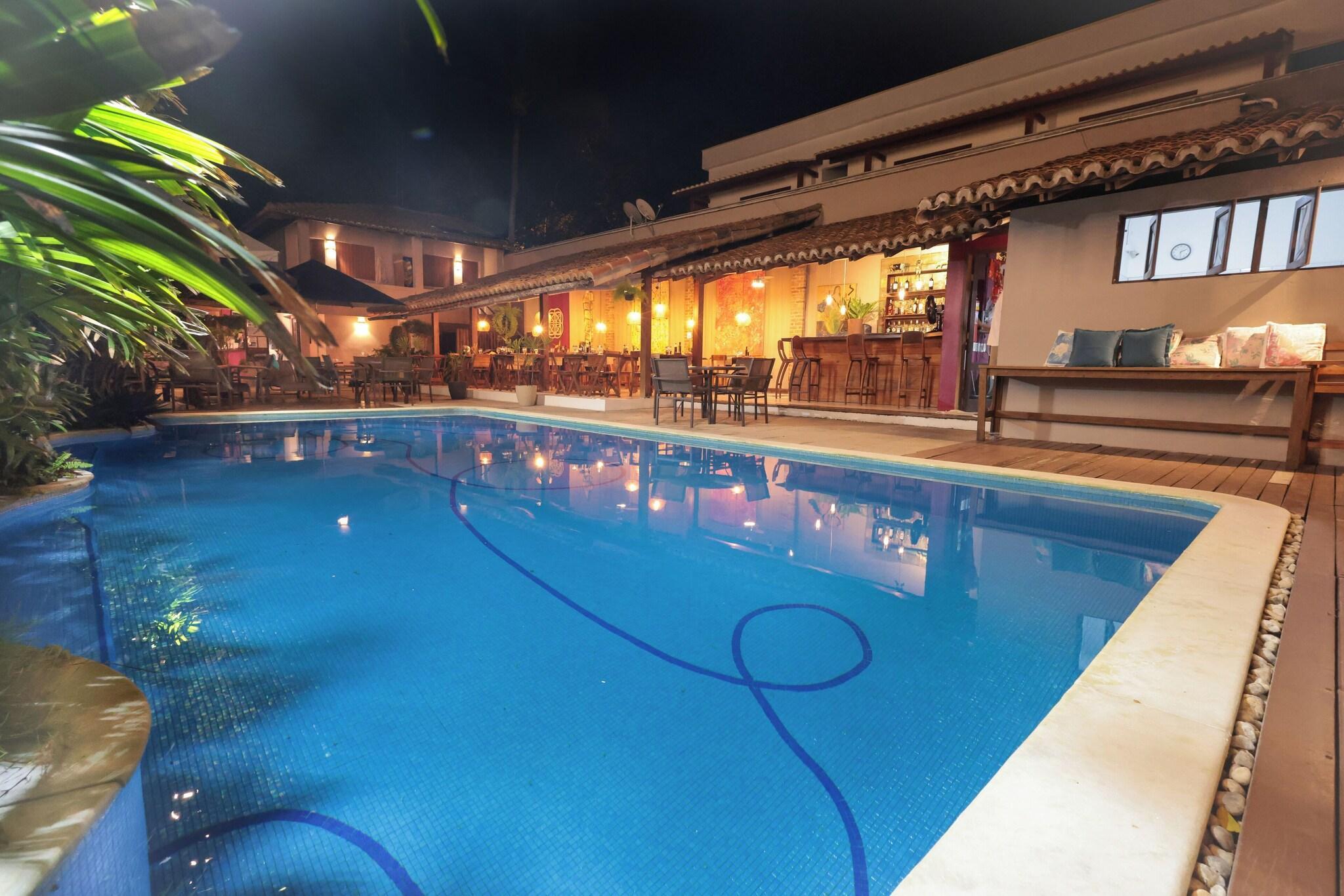 Vista Piscina Hotel Pousada Coqueiros