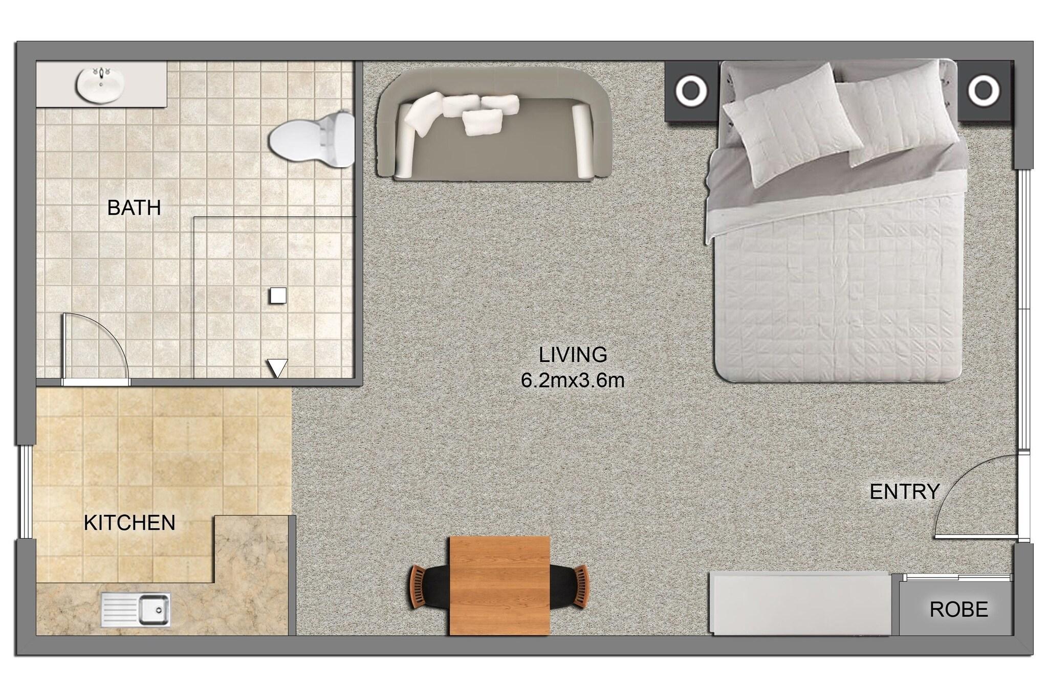 Habitación Haven Waters Motel & Apartments