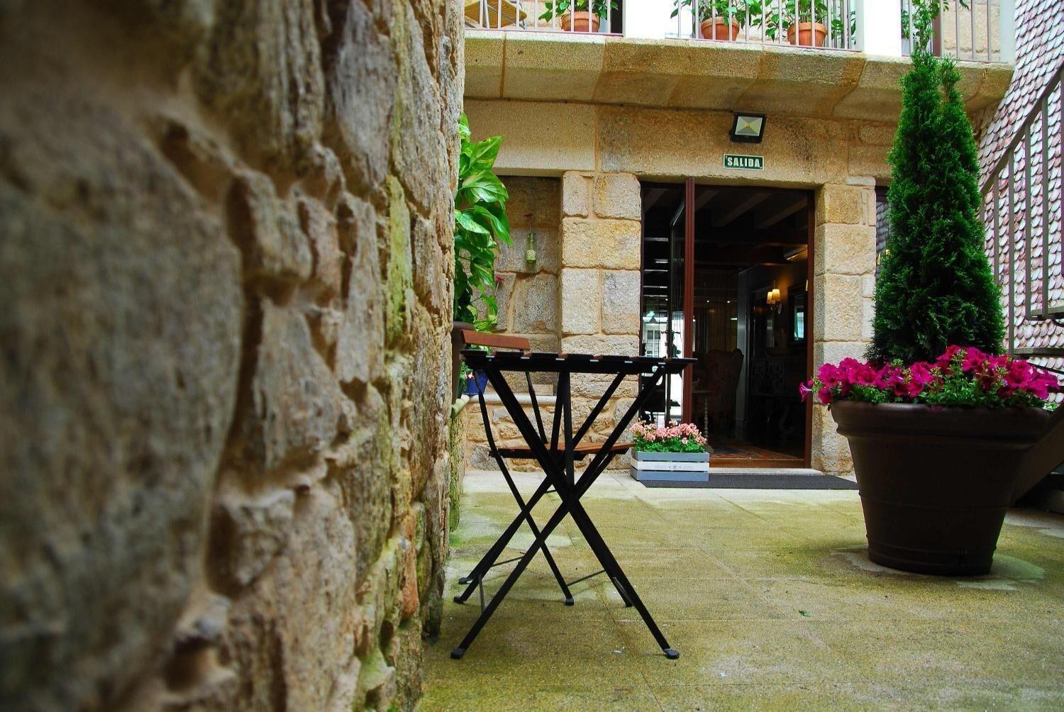 Vista Exterior Hotel Real Cambados