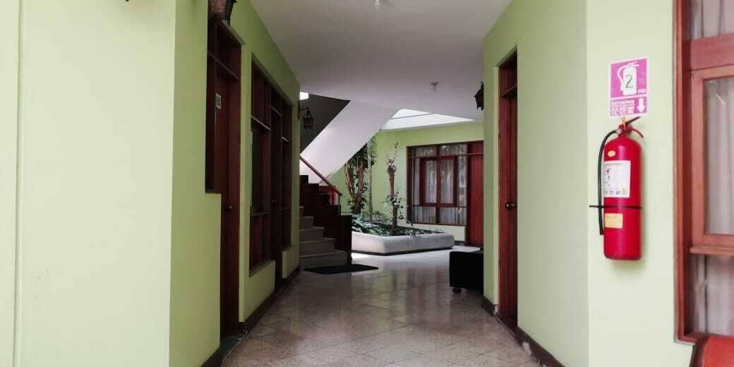 Vista Lobby Hostal Las Orquídeas
