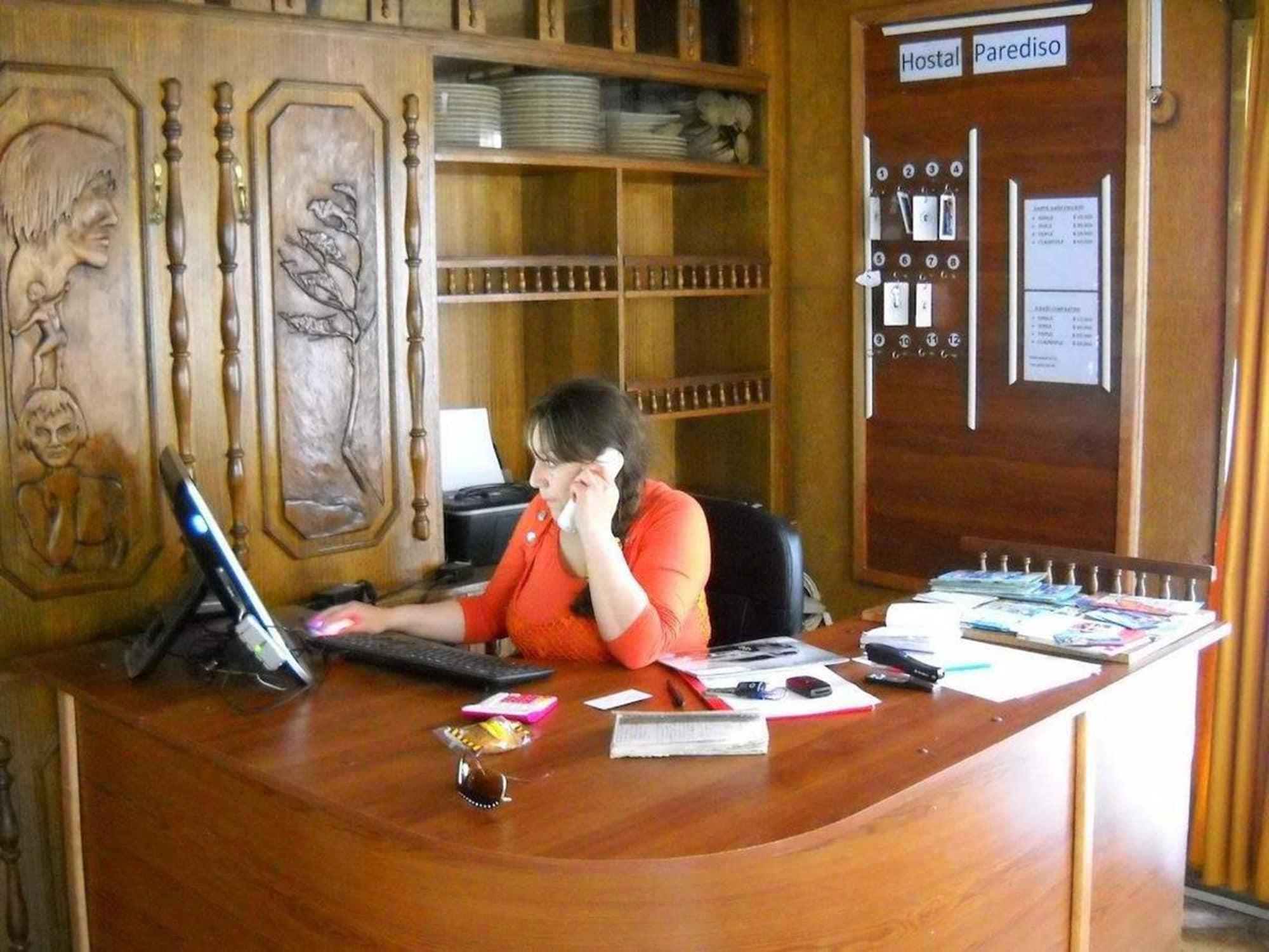 Vista Lobby Hostal Parediso