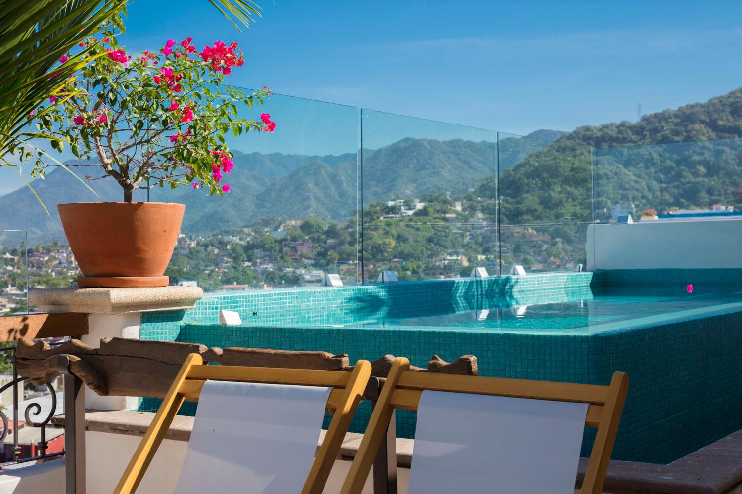 Vista Piscina La Casa De Chayo Hotel Boutique