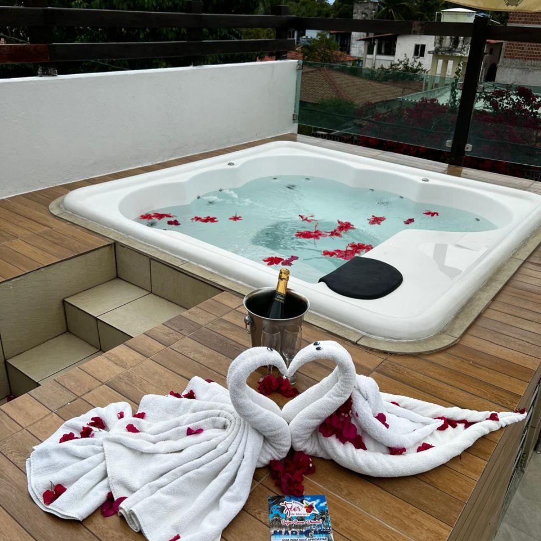 Vista Exterior Pousada Flor de Maraca