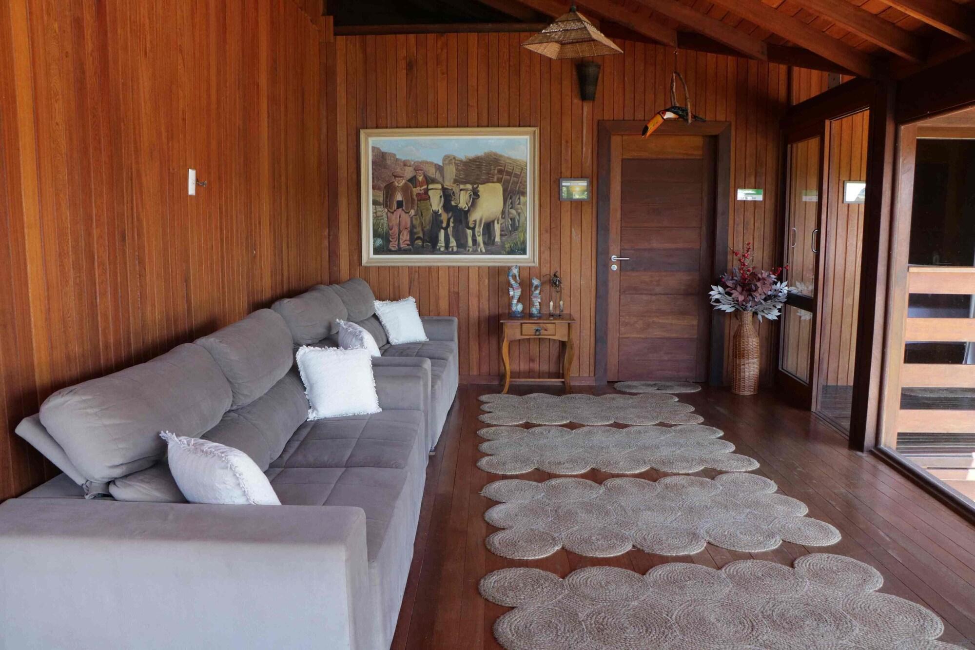 Vista Lobby Pousada Gauleses - Praia do Rosa