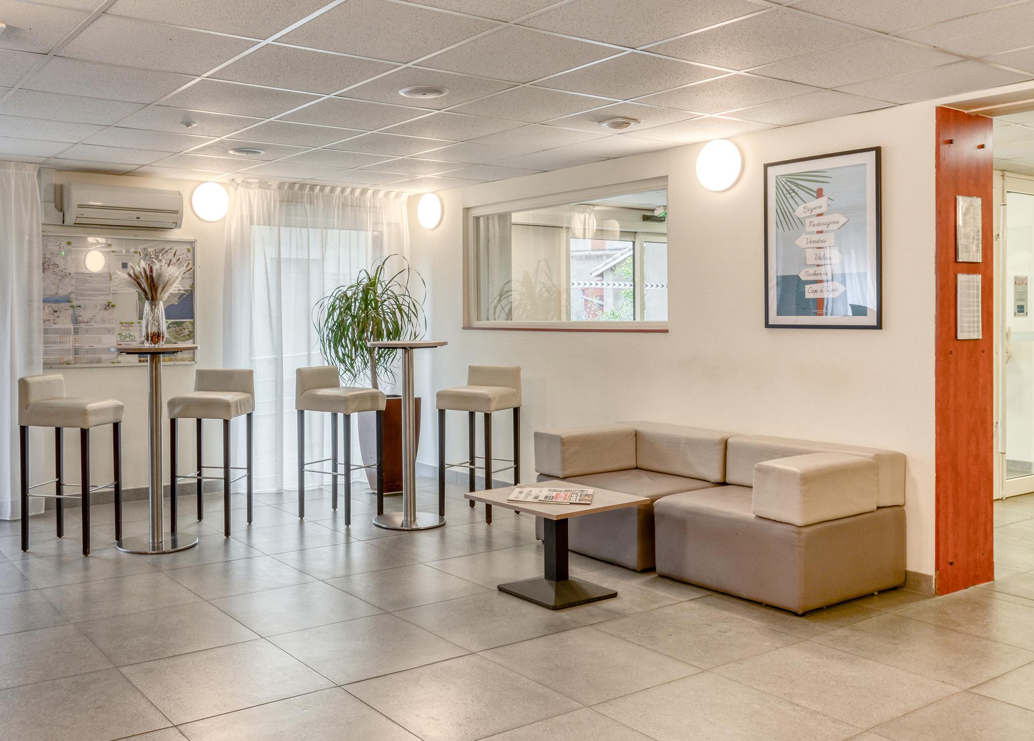 Vista Lobby Zenitude Hôtel - Résidences Béziers Centre