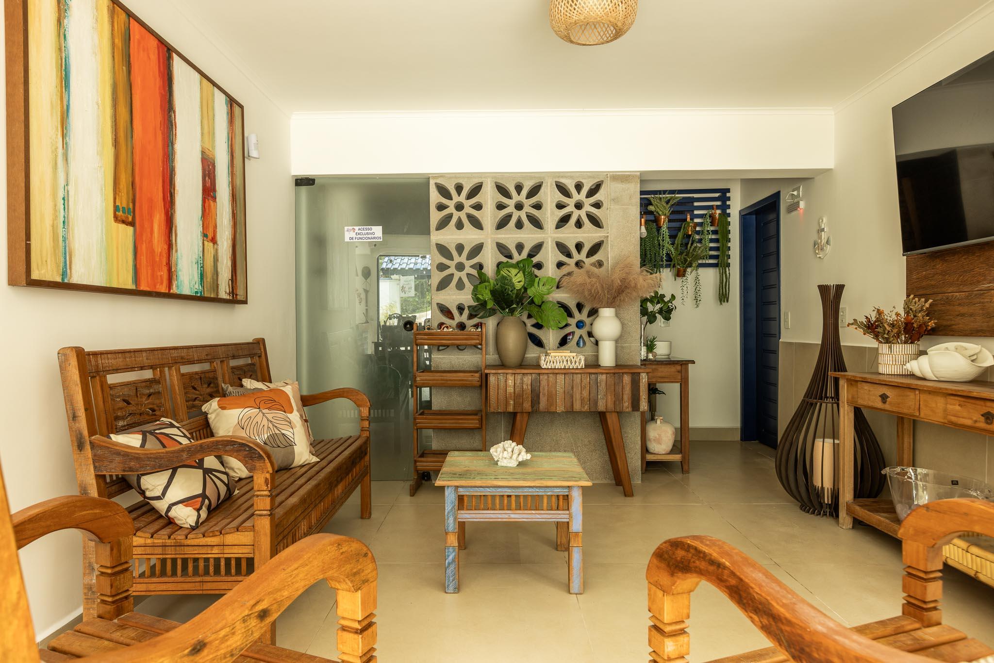 Vista Lobby Pousada Paraíso Almada