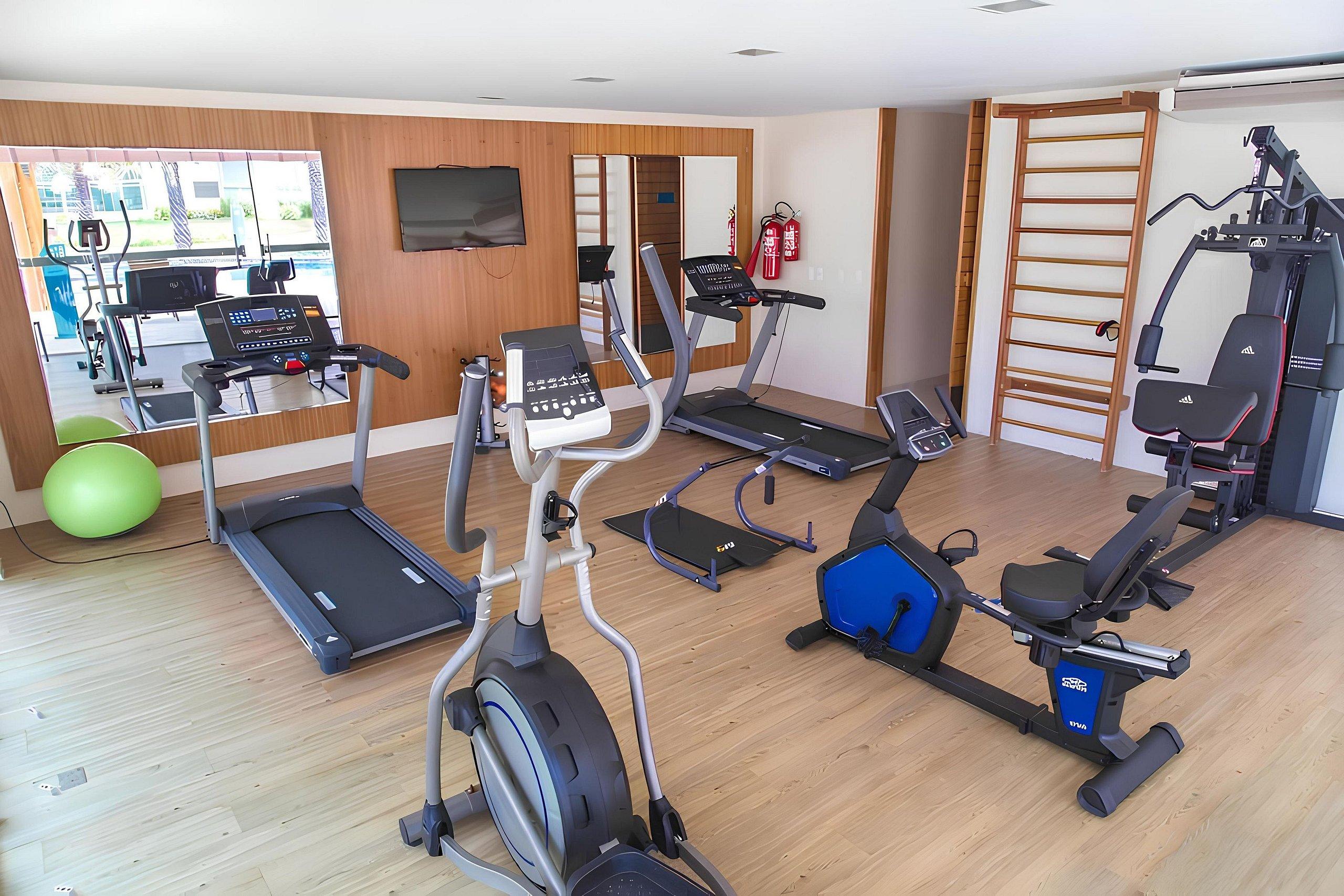Gimnasio Aconchegante Apartamento com Vista Mar em Aquiraz Riviera - Beach Place
