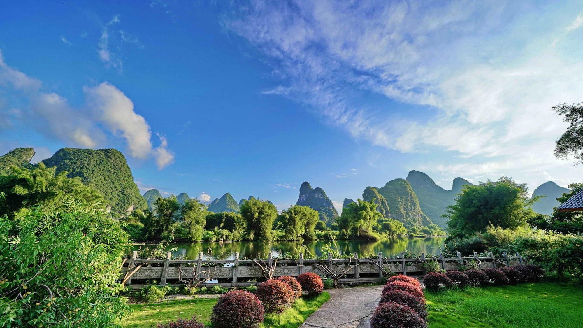 Vista Exterior Yangshuo Mountain Retreat