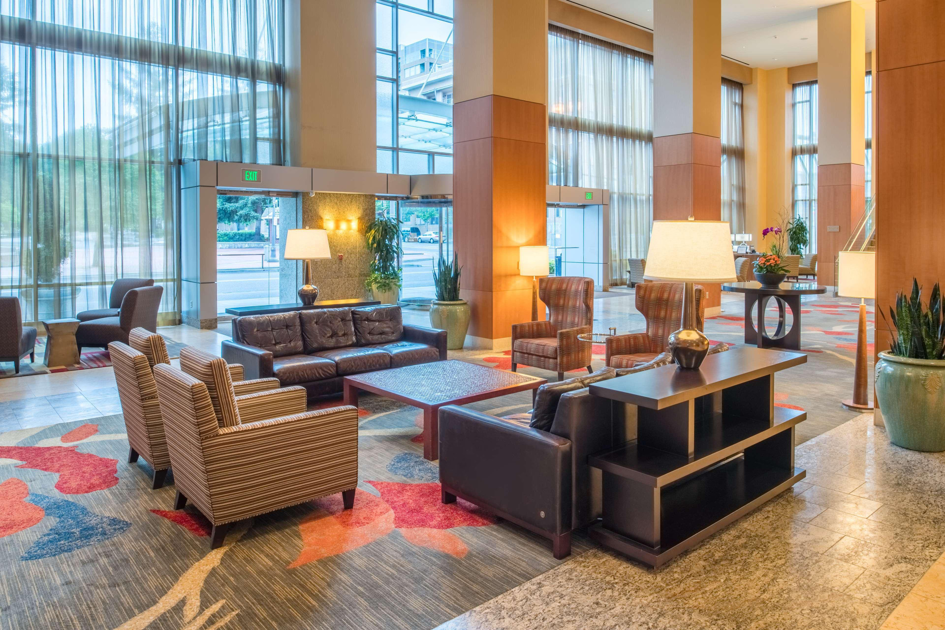 Vista Lobby Hilton Vancouver Washington