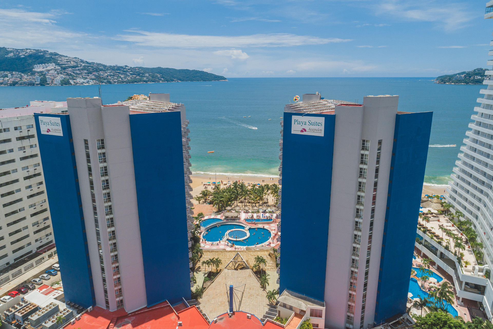 Vista Exterior Hotel Playa Suites Acapulco
