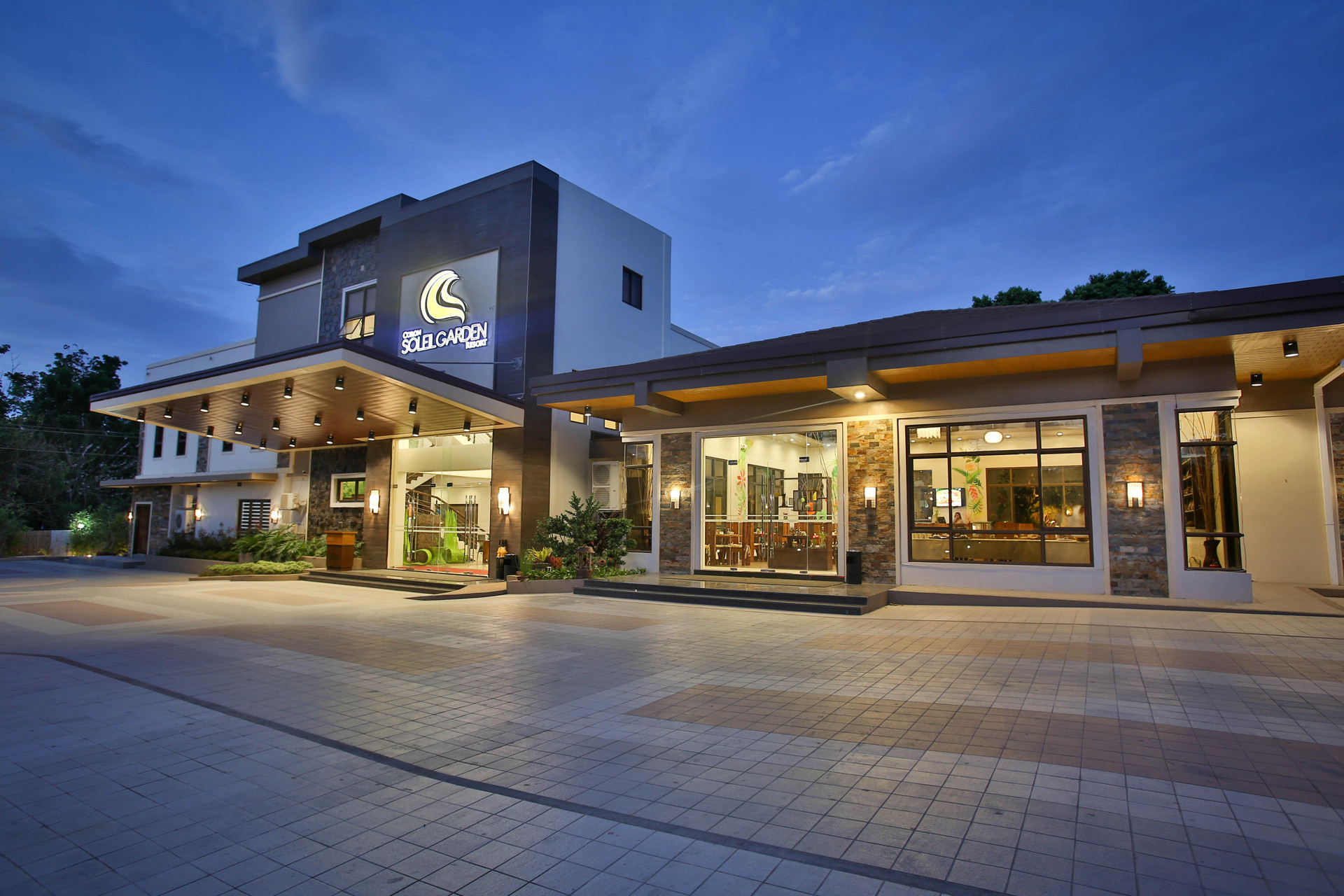 Vista Exterior Coron Soleil Garden Resort