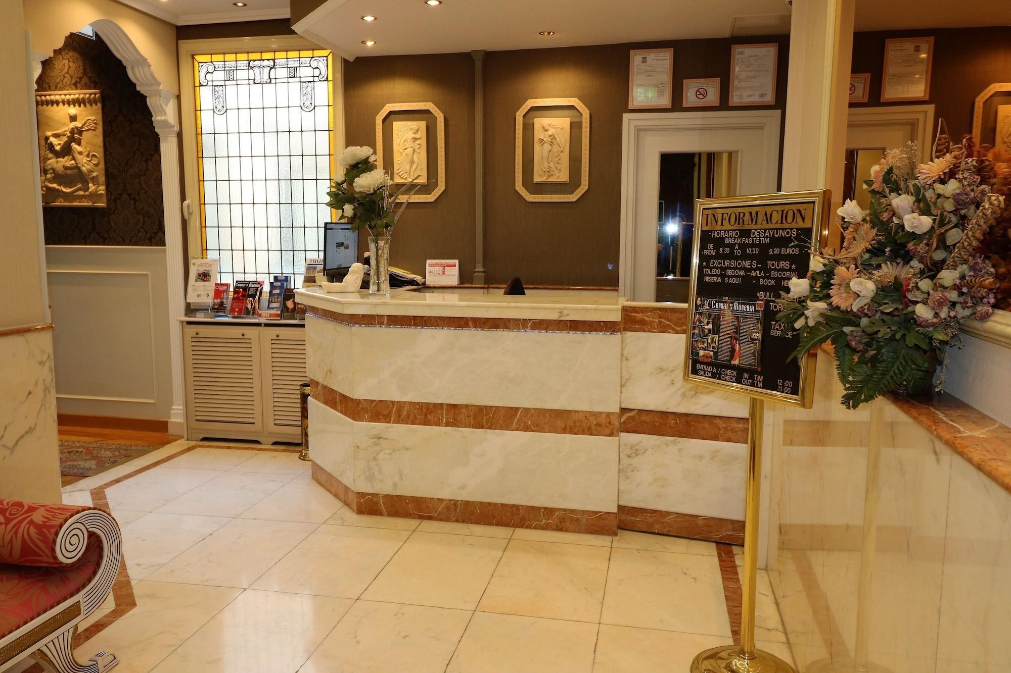 Vista Lobby Hostal Hispano Argentino Gran Via