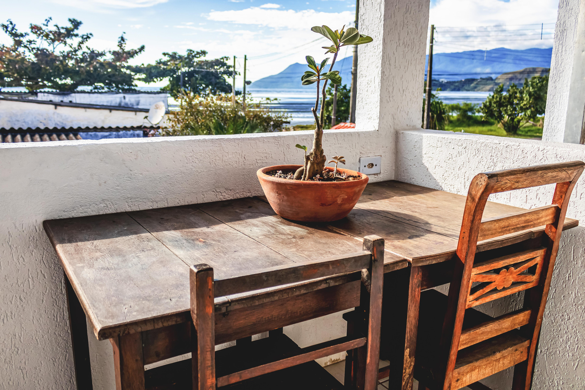 Zona de estar Aconchego Recanto Canto do Mar