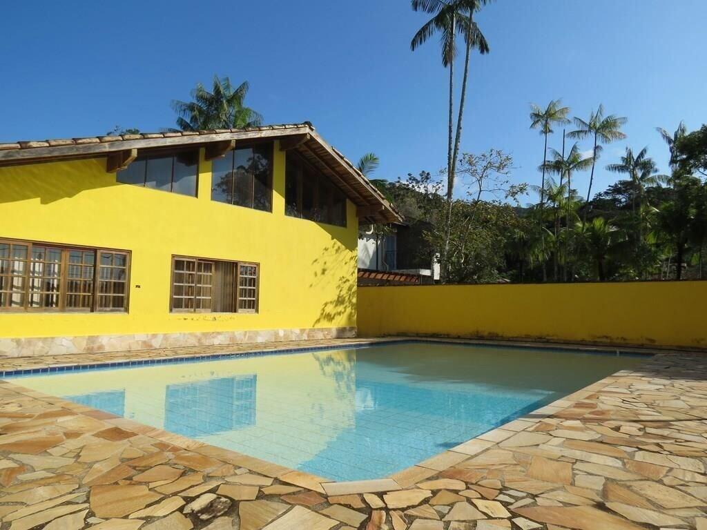 Vista Piscina Pousada Guaiamu Ubatuba