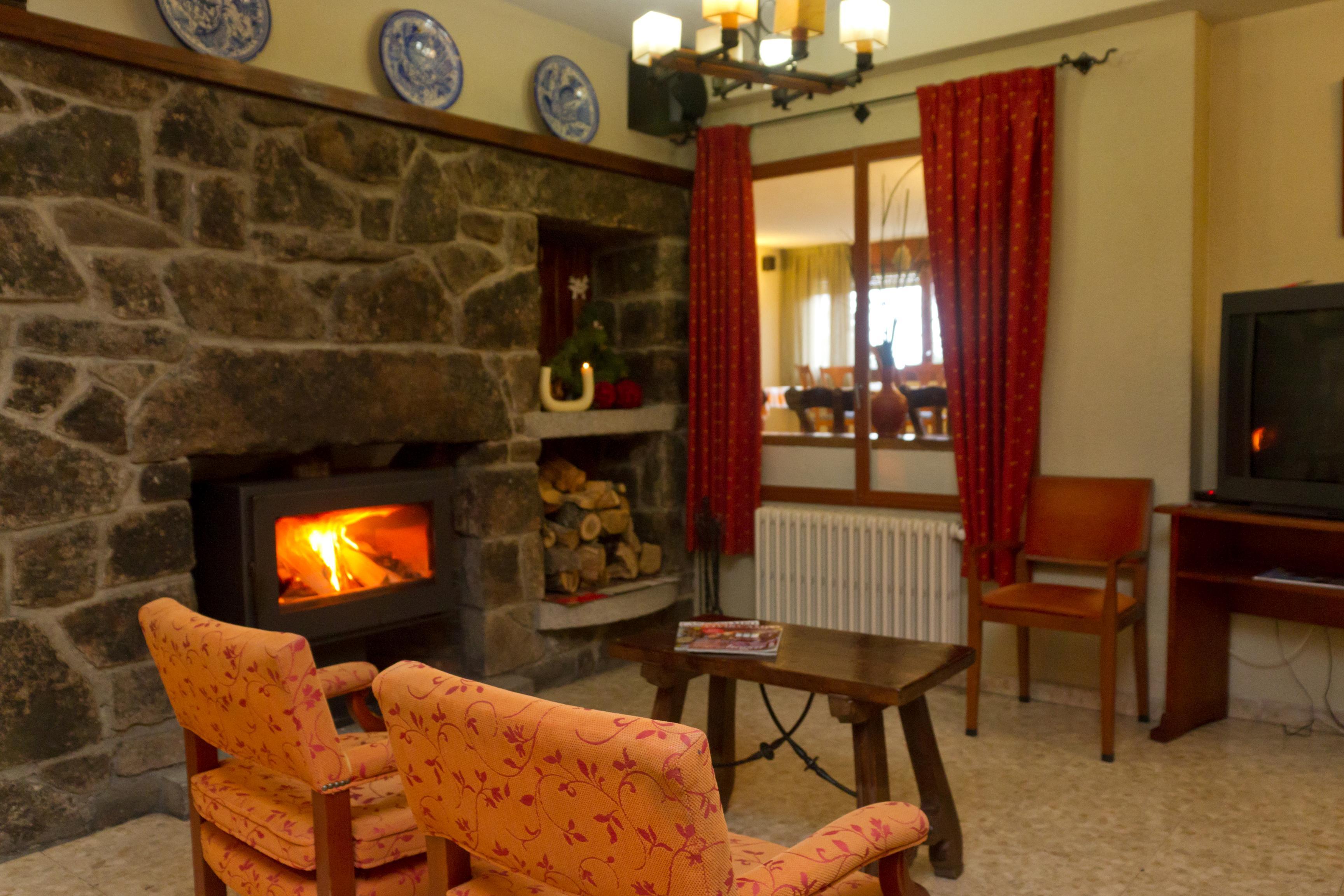 Vista Lobby Hostal Siete Picos