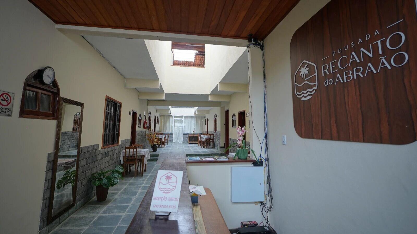Vista Lobby Pousada Recanto Abraão