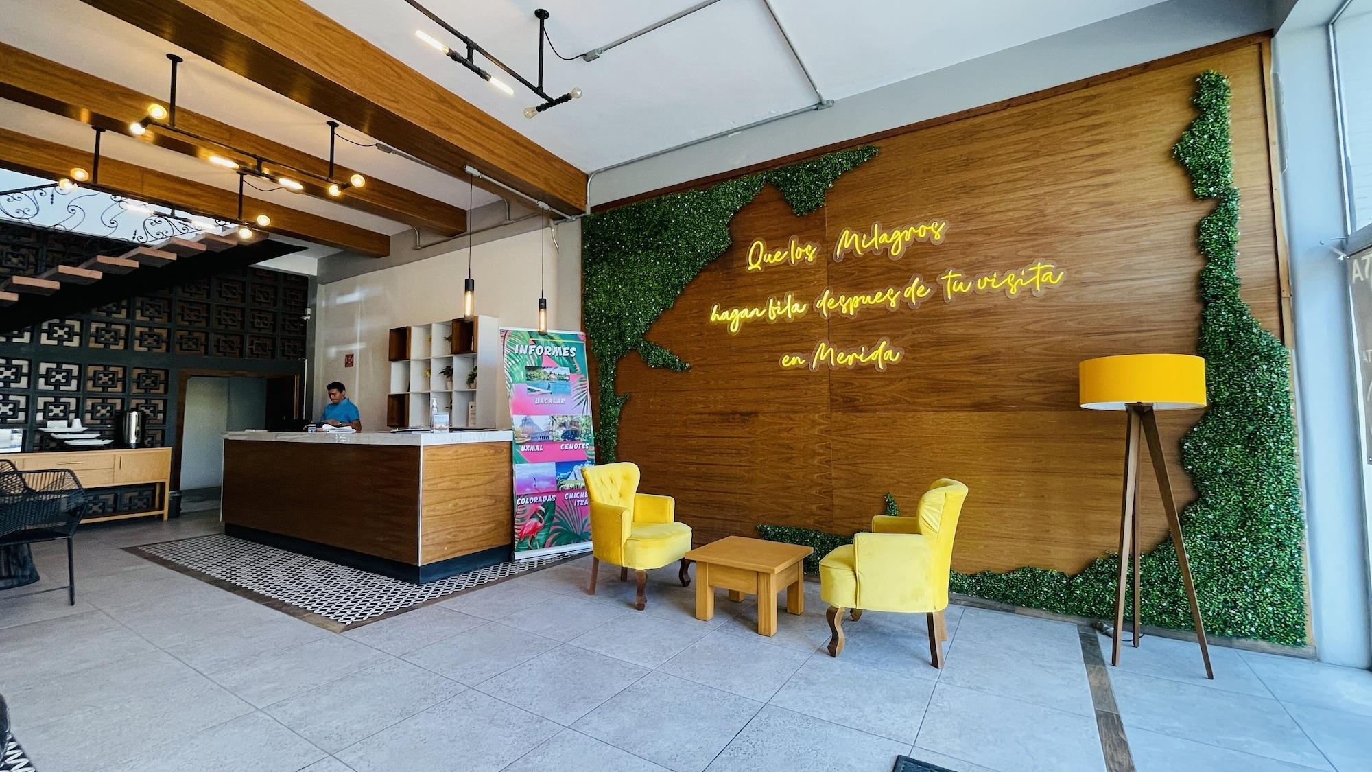 Vista Lobby HIT Merida Hotel Boutique