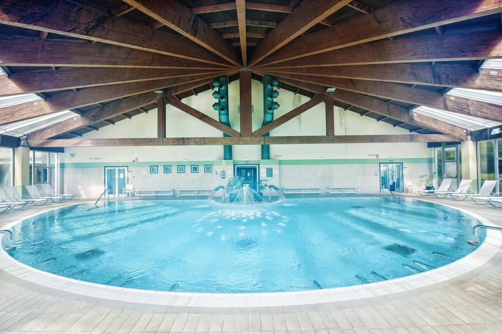 Vista Piscina Lobios Caldaria Hotel Balneario