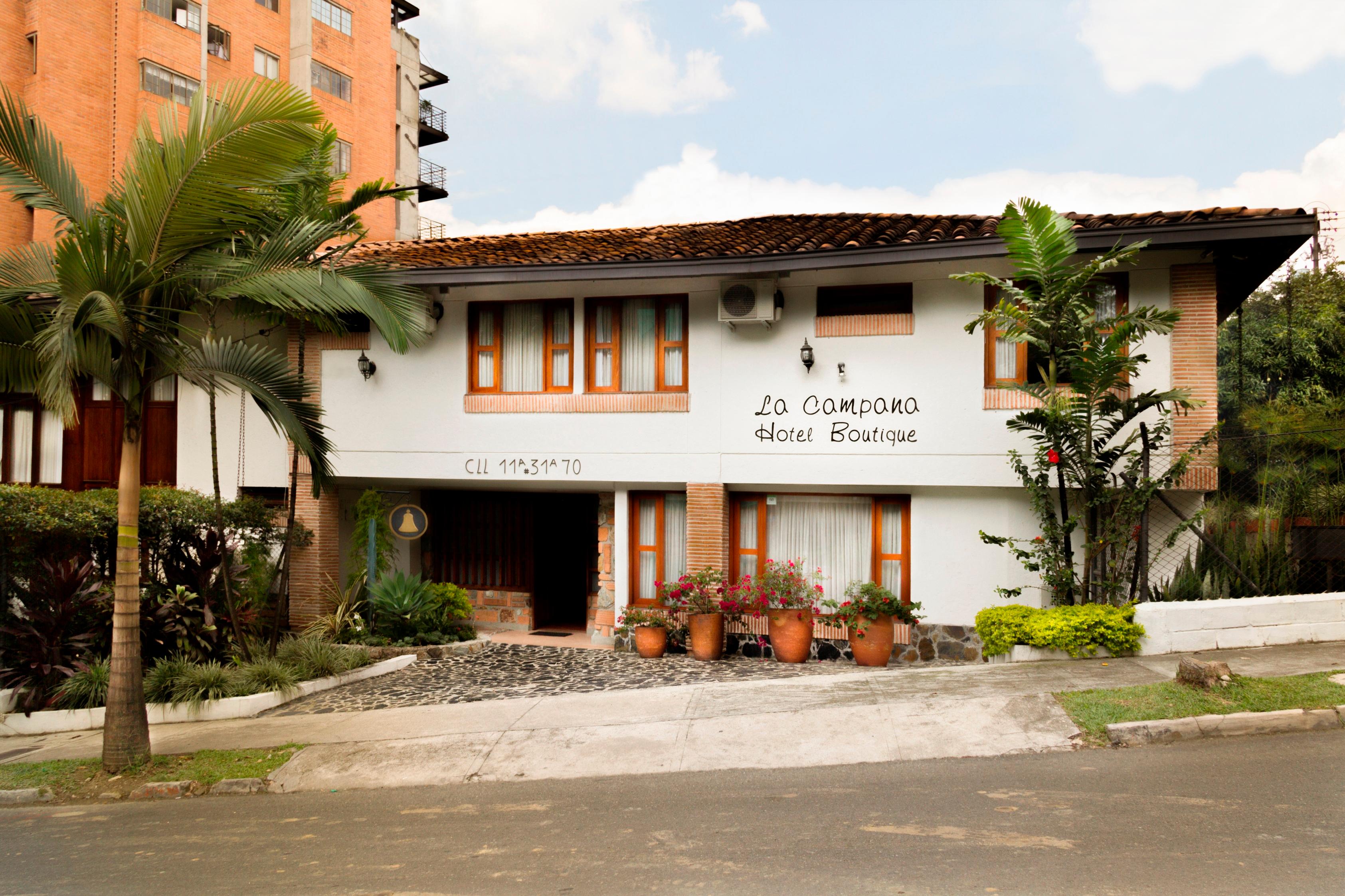 Vista da fachada La Campana Hotel Boutique