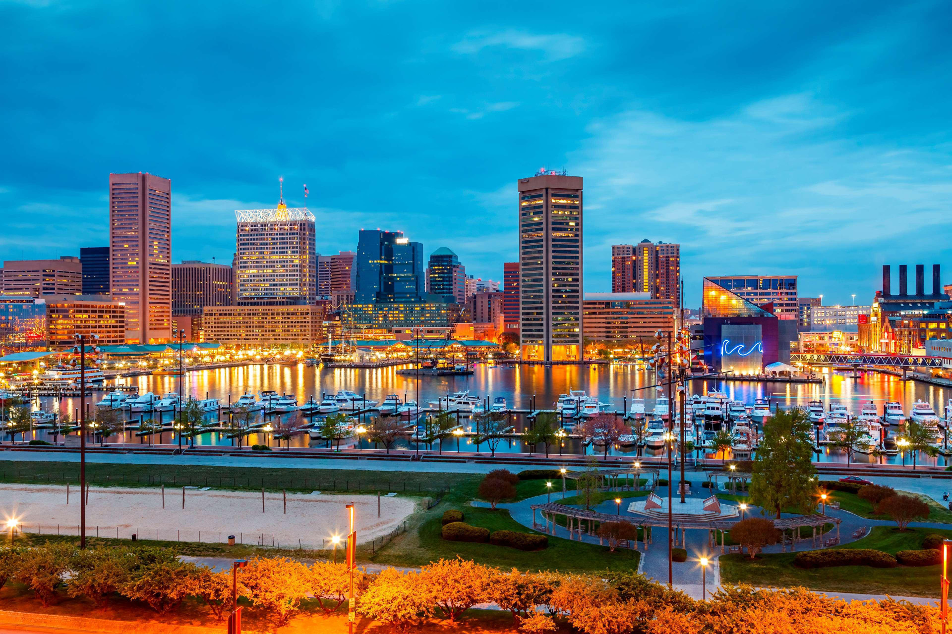 Vista Exterior Hyatt Place Baltimore Inner Harbor