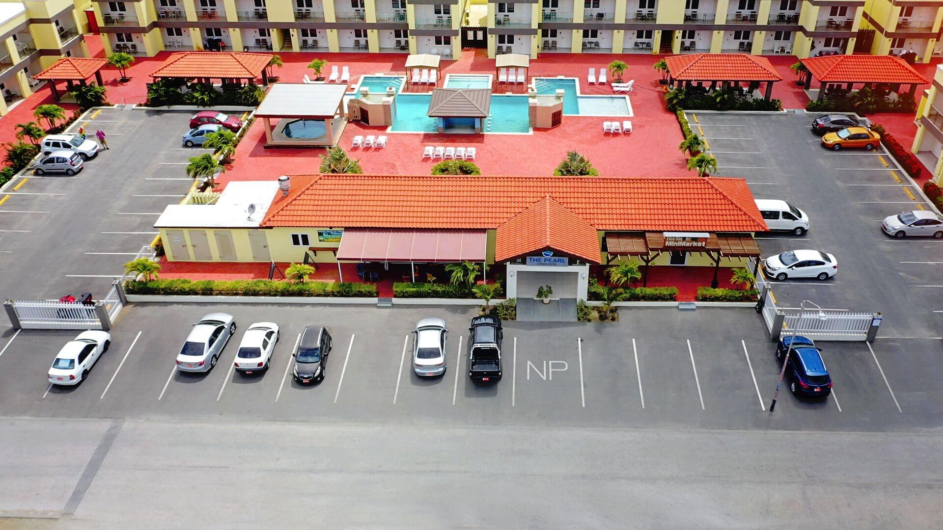 Vista Exterior Pearl Aruba Condos