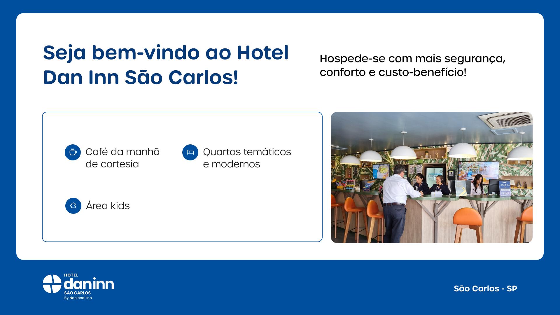 Comodidades del Alojamiento Dan Inn São Carlos by Nacional Inn