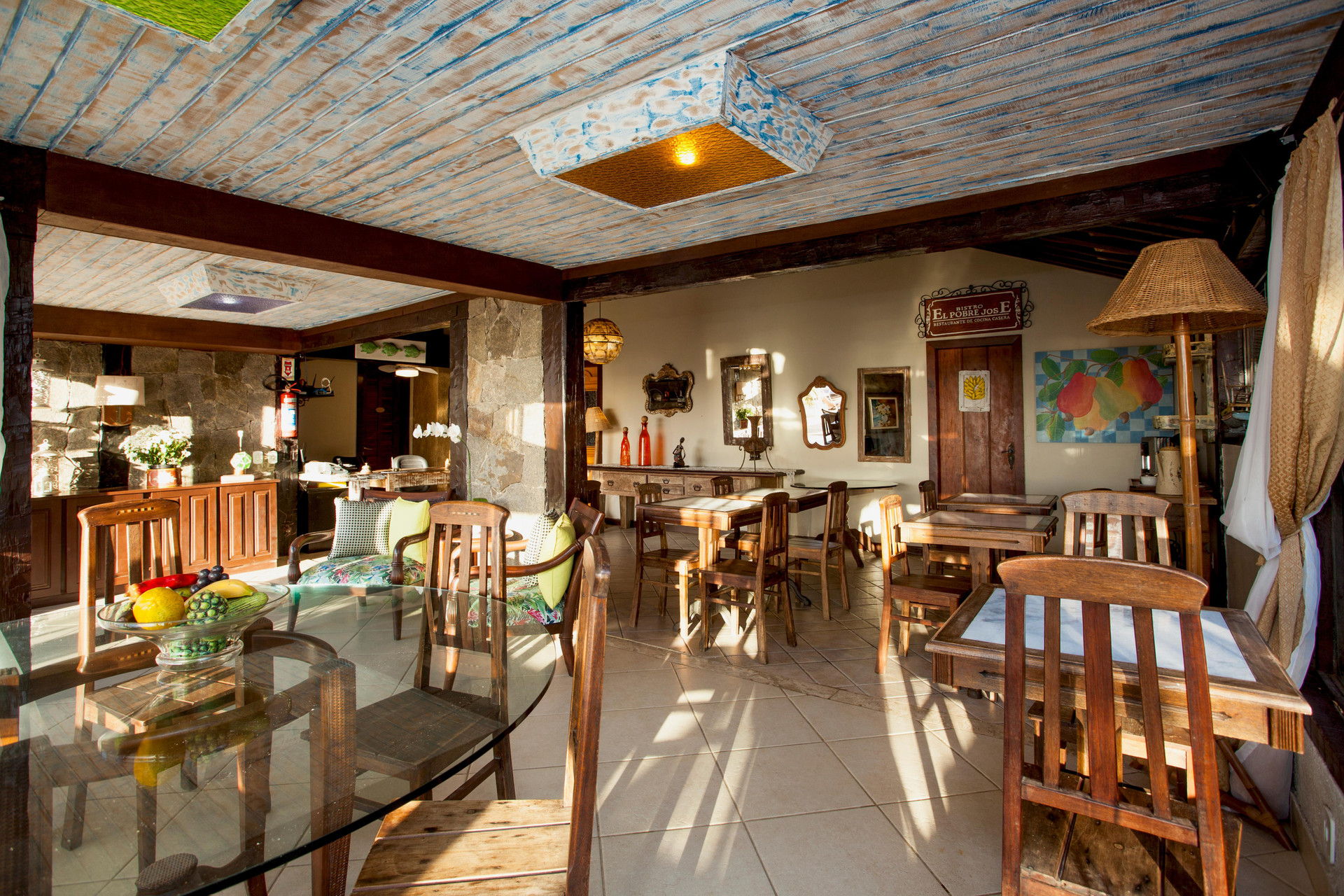 Vista Lobby Pousada Praia João Fernandes