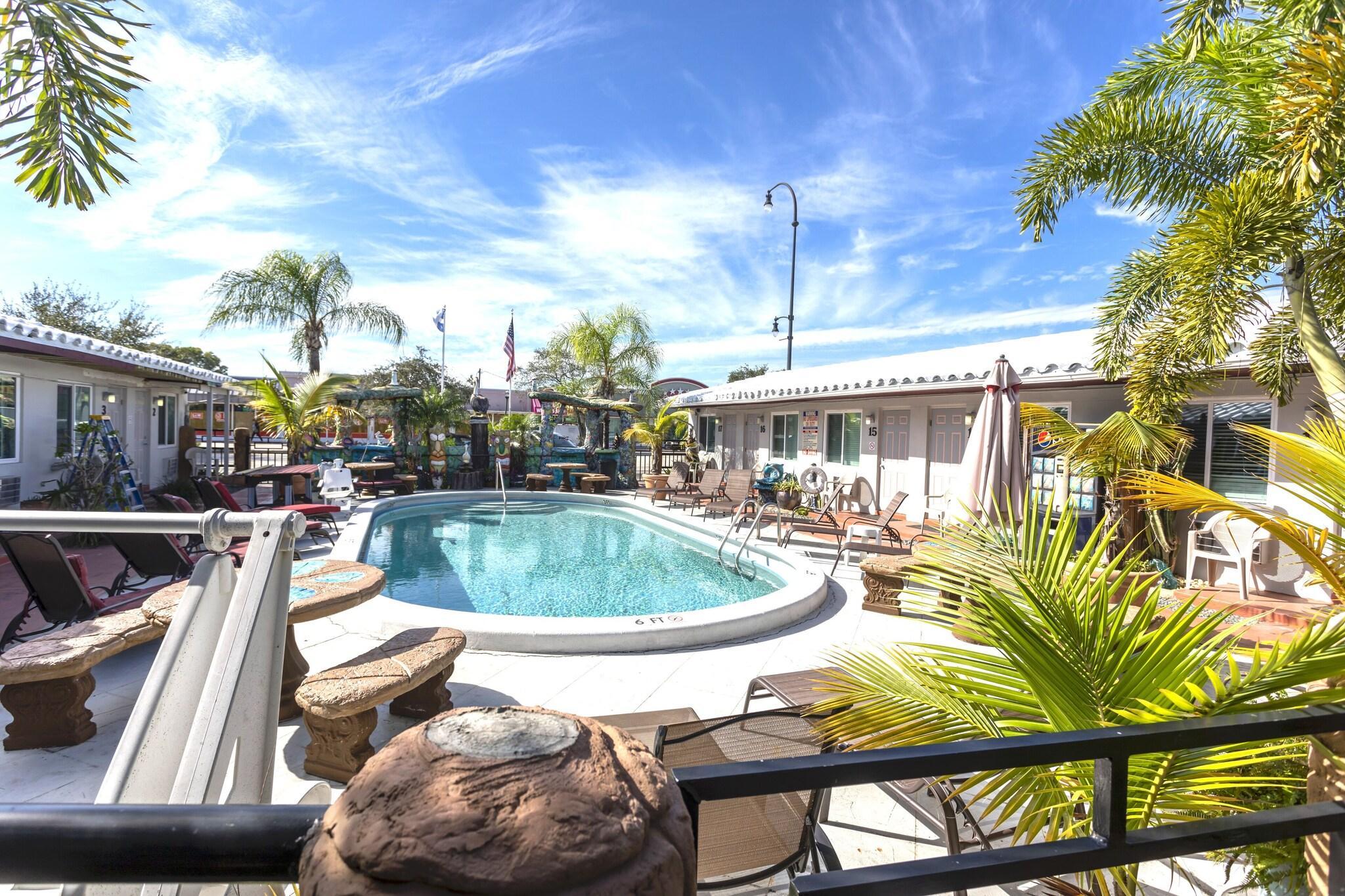 Vista Exterior Green Seas Motel