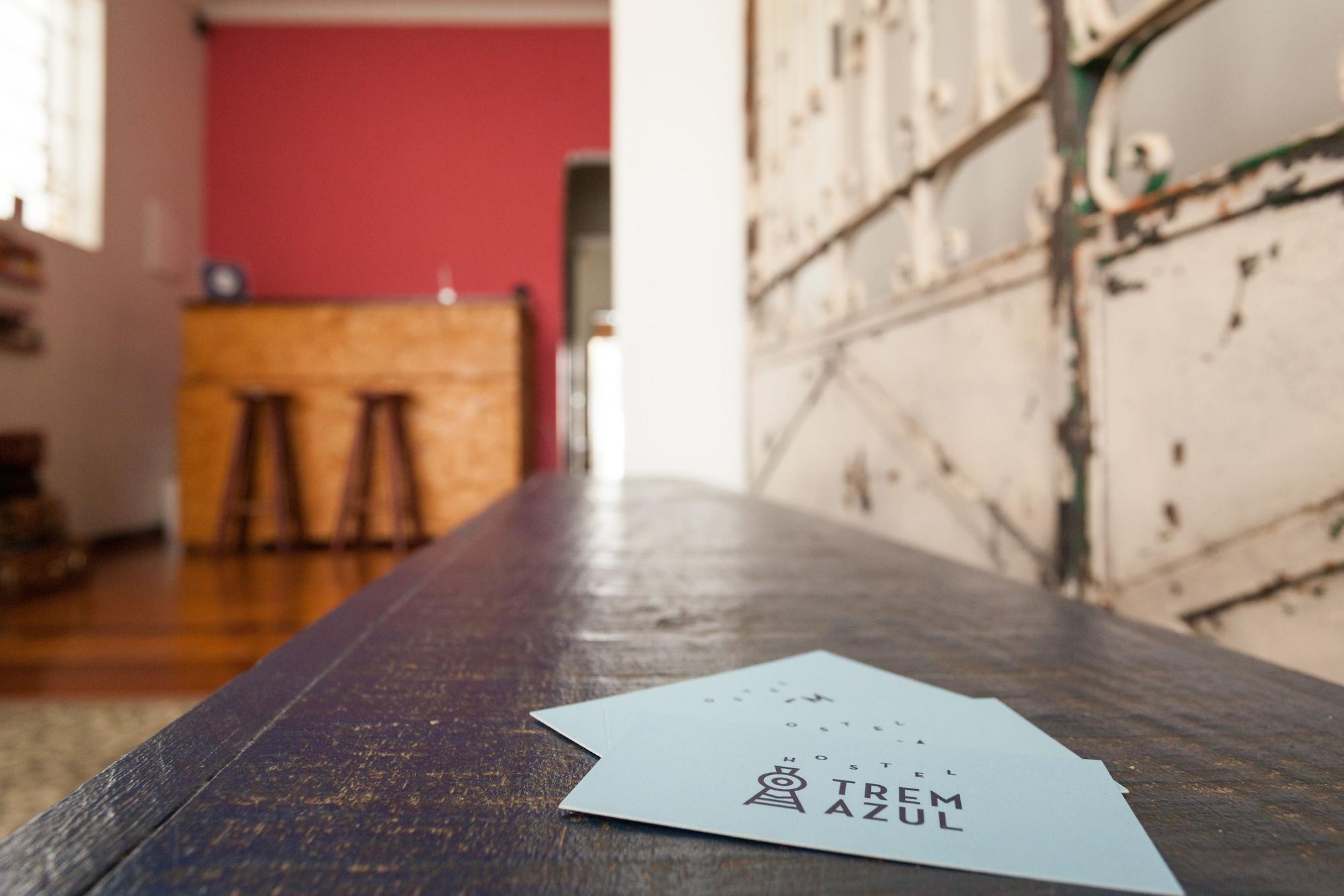 Vista Lobby Trem Azul Hostel