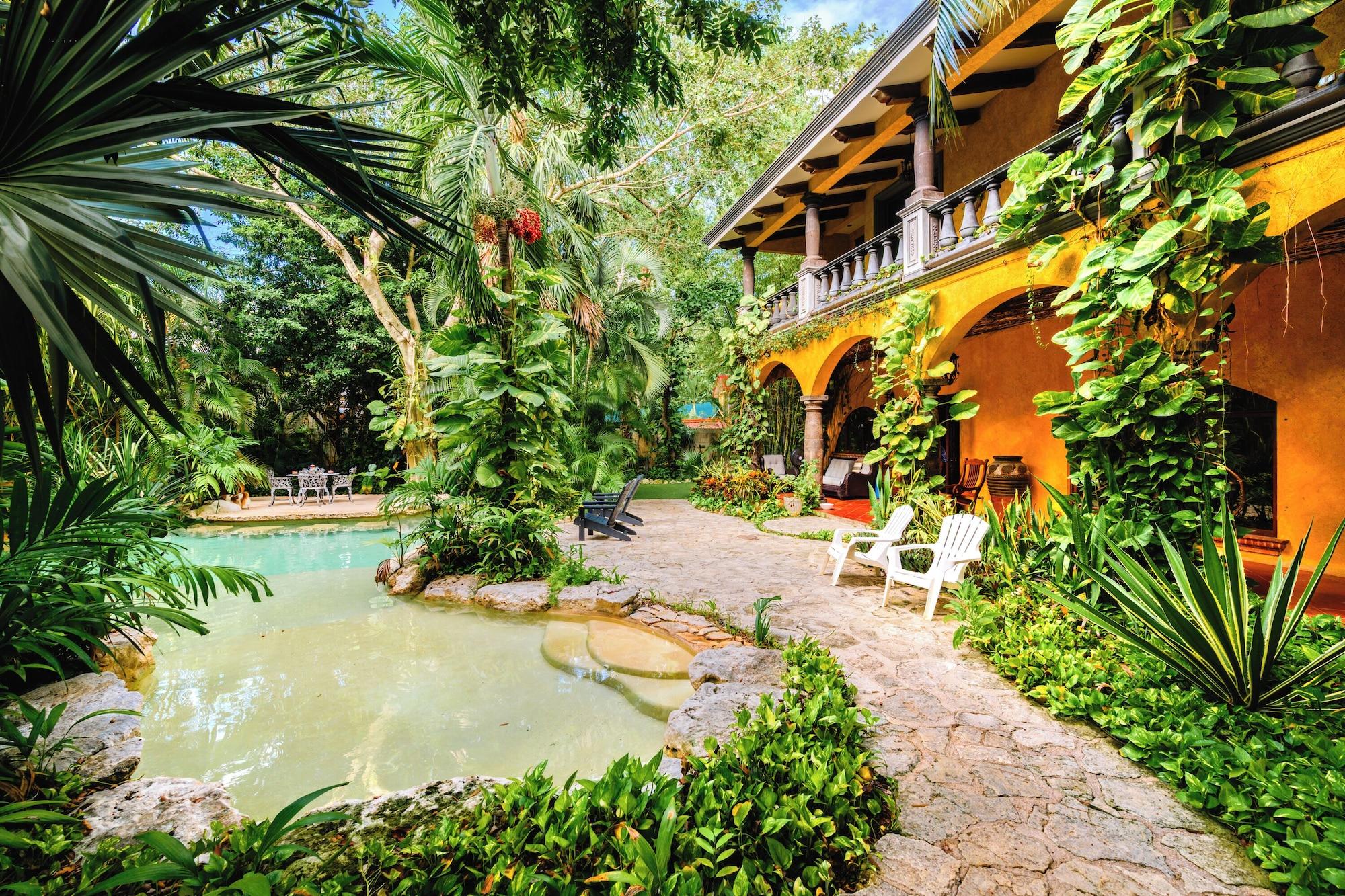 Vista Piscina La Hacienda Hotel, at Xcaret