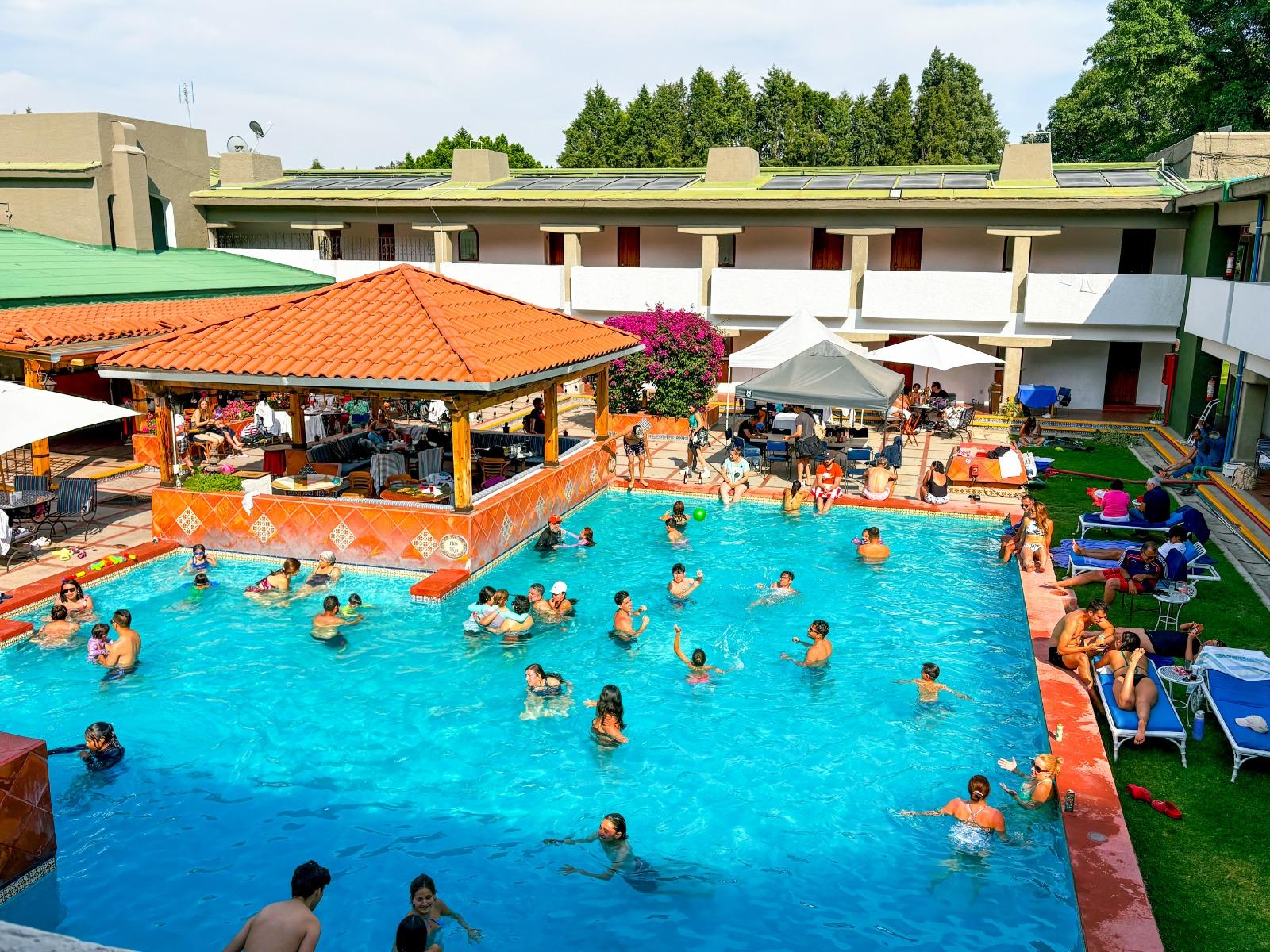 Vista Piscina Hotel Villas Arqueológicas Cholula