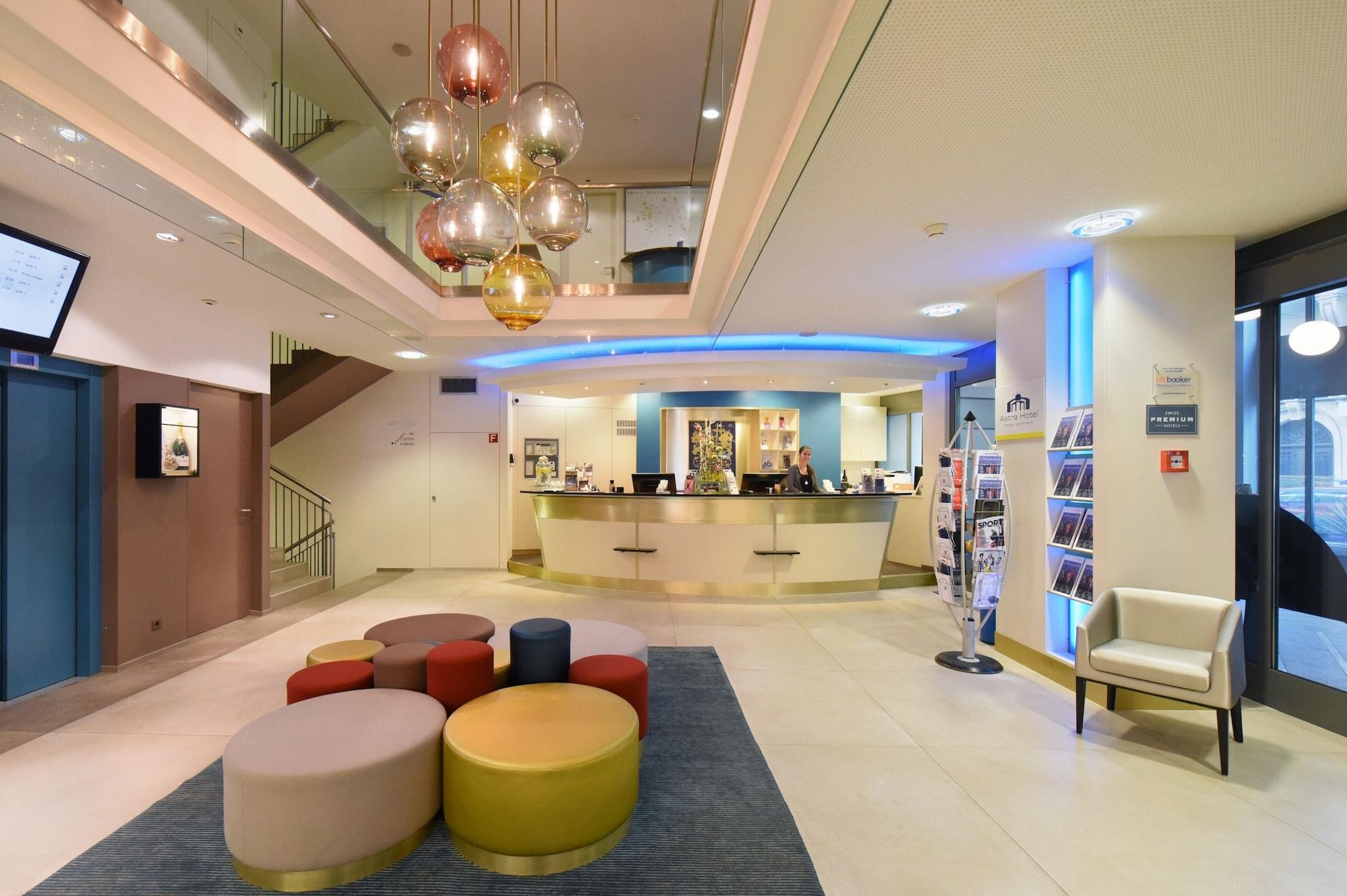 Vista Lobby Astra Hotel Vevey