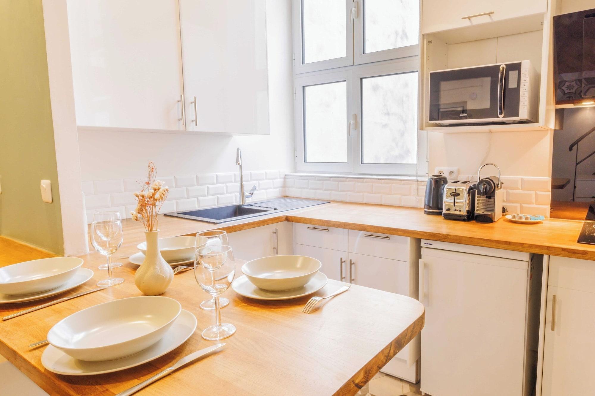 Equipamiento de Habitación Quiet Apartment 1br/4p - Quartier du Mail