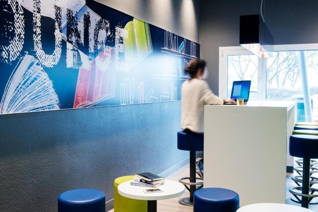 Vista Lobby ibis budget Luxembourg Aéroport