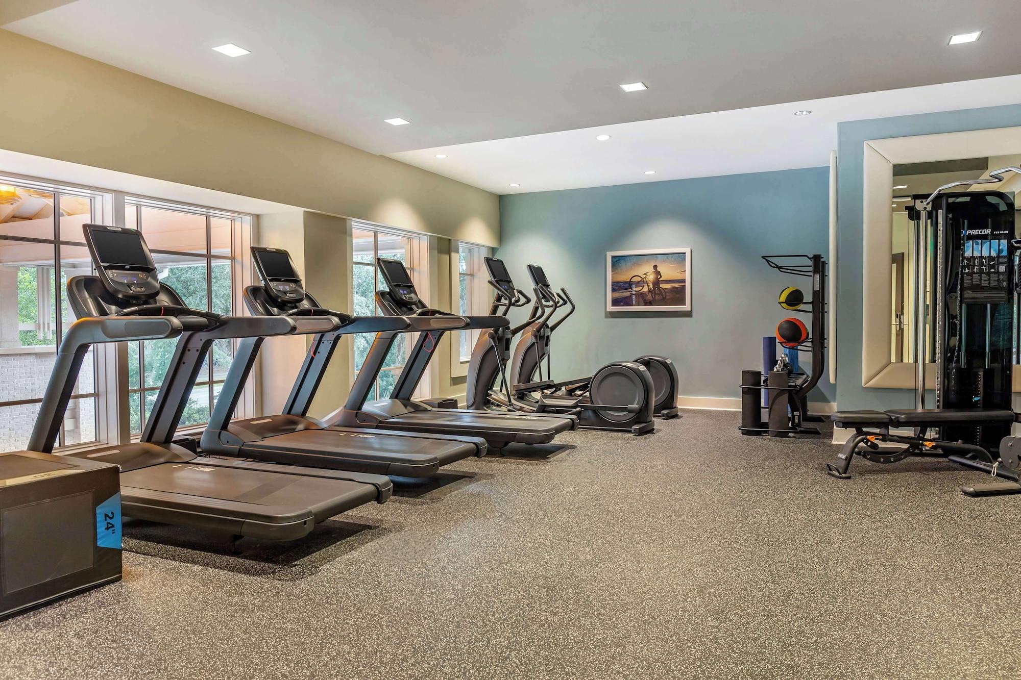 Gimnasio Hilton Grand Vacations Club Ocean Oak Resort Hilton Head