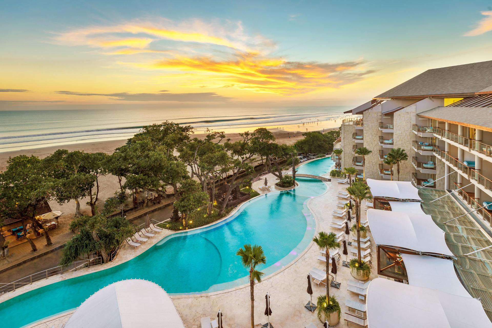 Vista Exterior Double-Six Luxury Hotel Seminyak