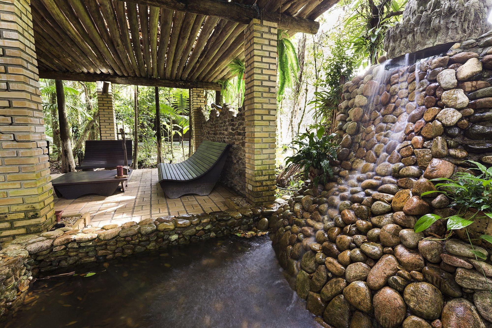 Vista Exterior Pousada de Pesca e Lazer Camury