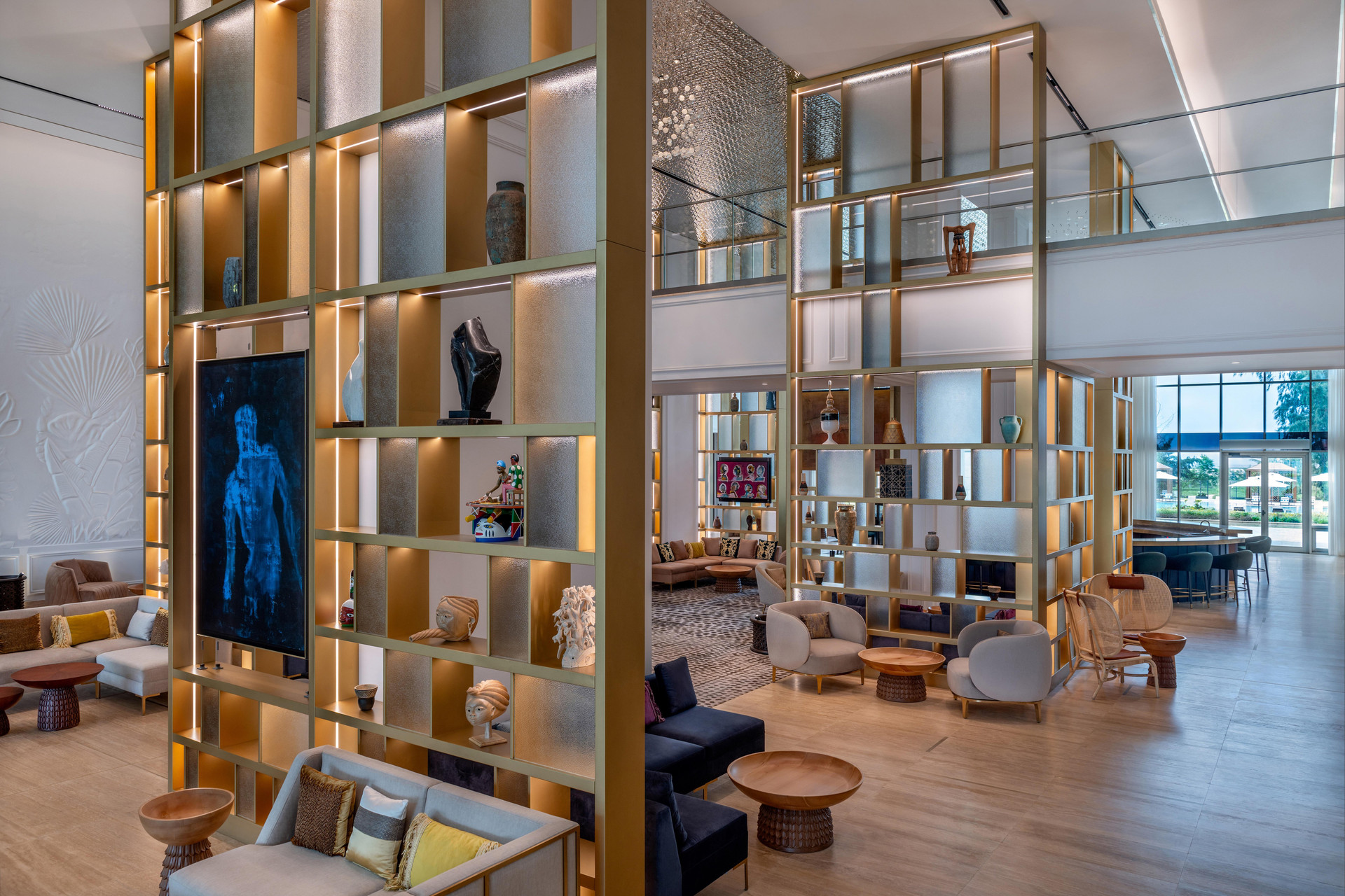 Vista Lobby Sofitel Cotonou Marina Hotel & Spa