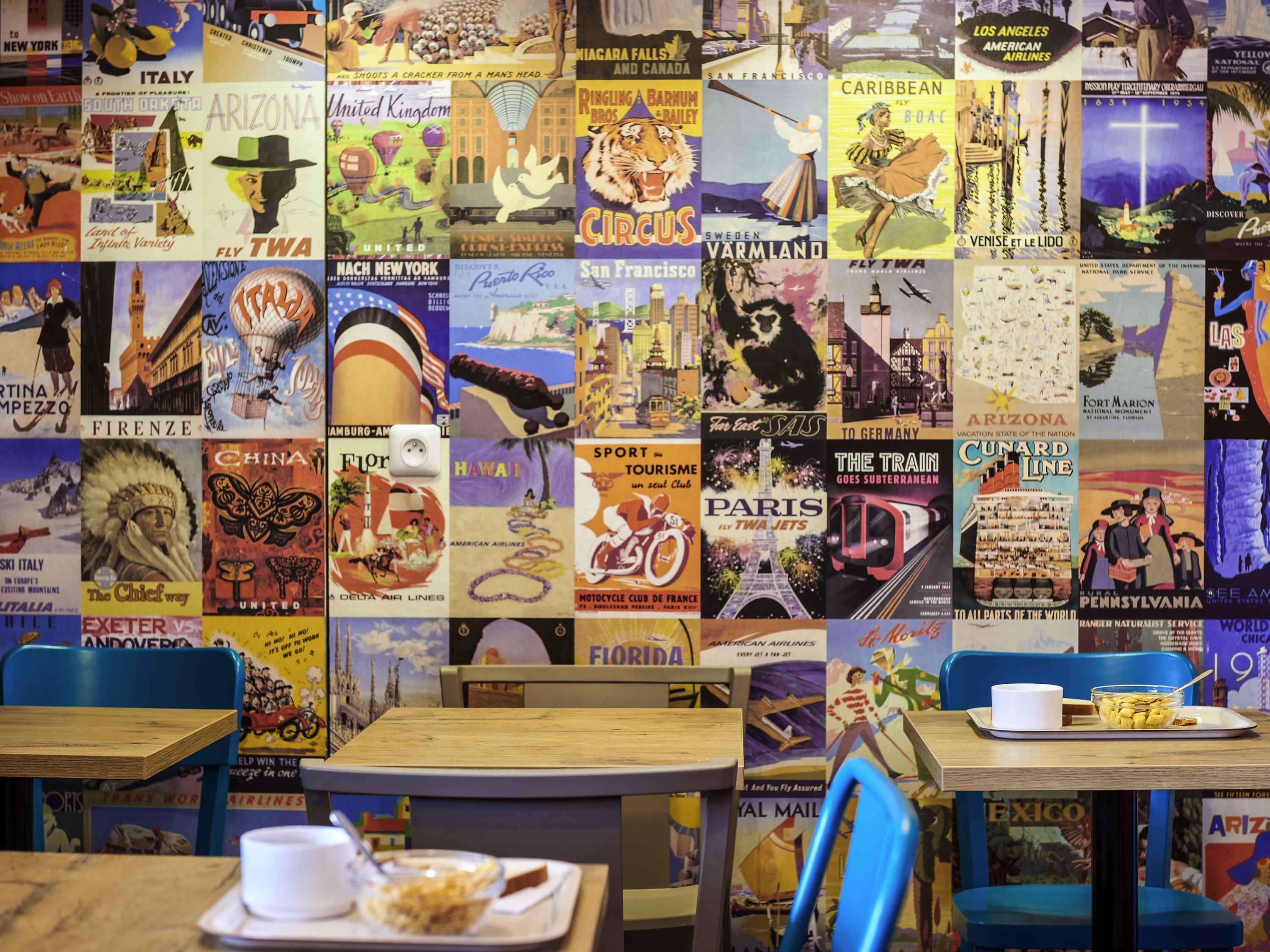 Vista da fachada hotelF1 Paris Saint-Ouen - Marché aux Puces