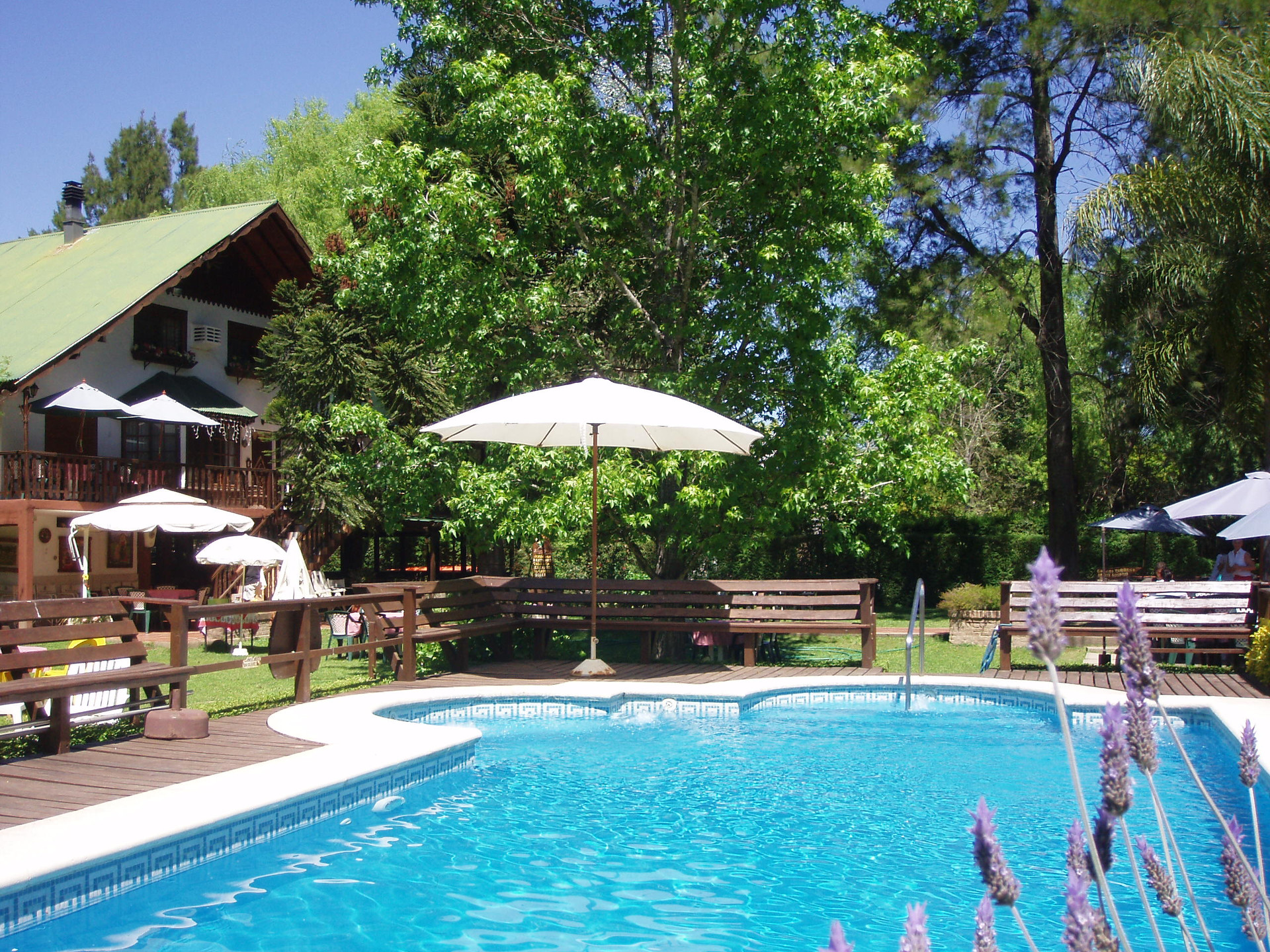 Vista Piscina Alpenhaus