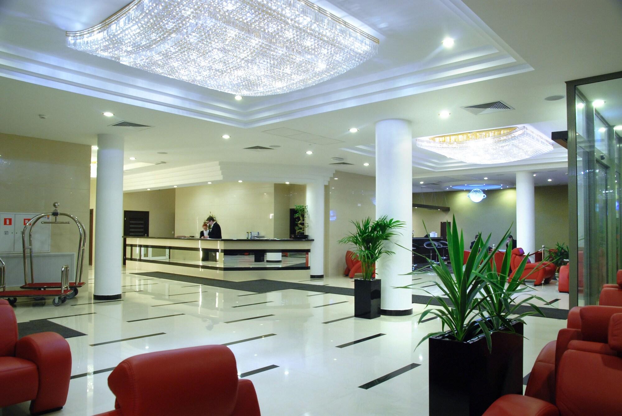 Vista Lobby Ambasador Centrum Hotel Lodz