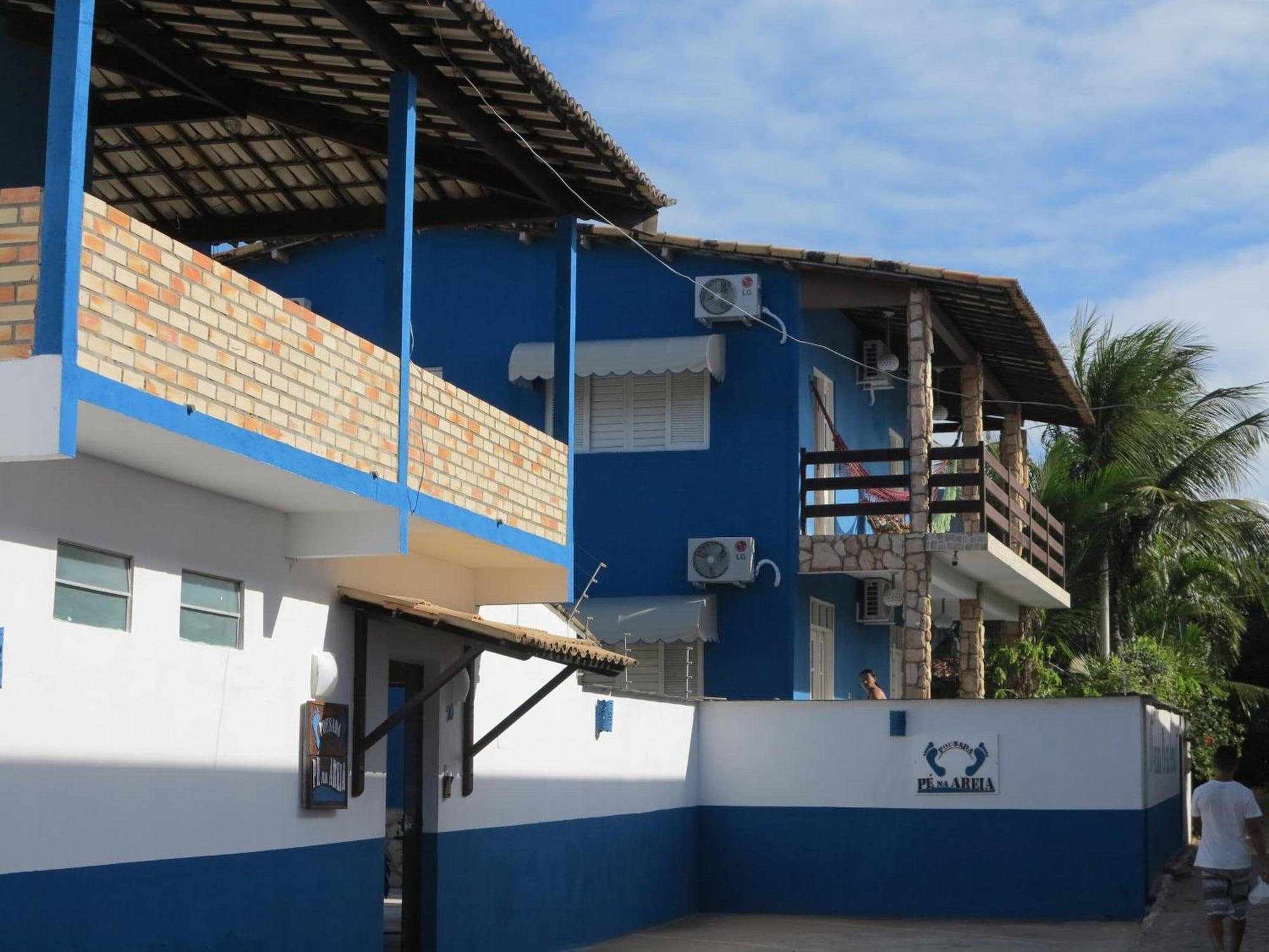 Vista Exterior Pousada Pé na Areia