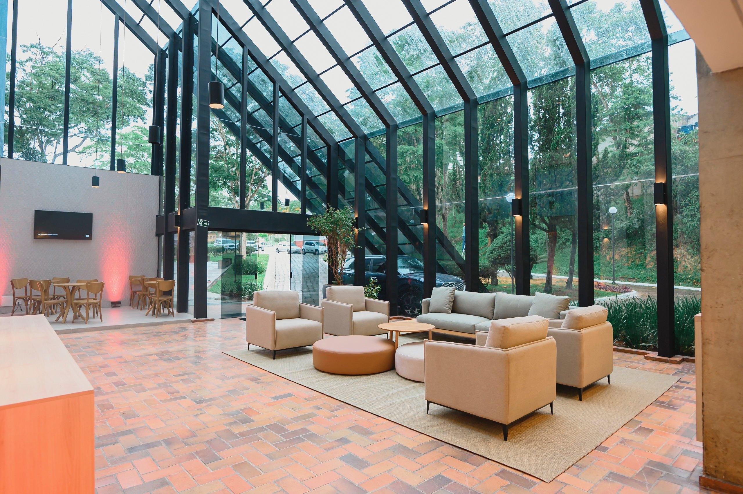 Vista Lobby Bleev Thermas da Mata