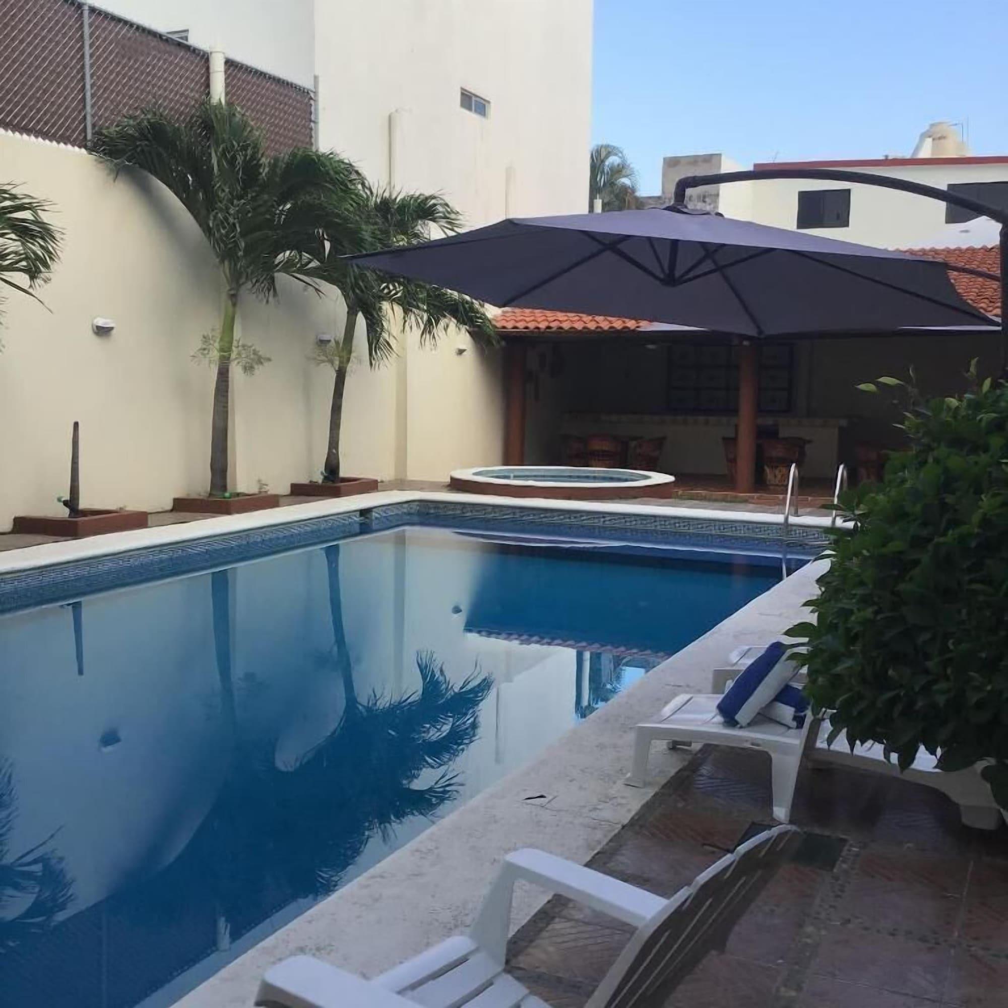 Vista Piscina Hotel Sofia Veracruz