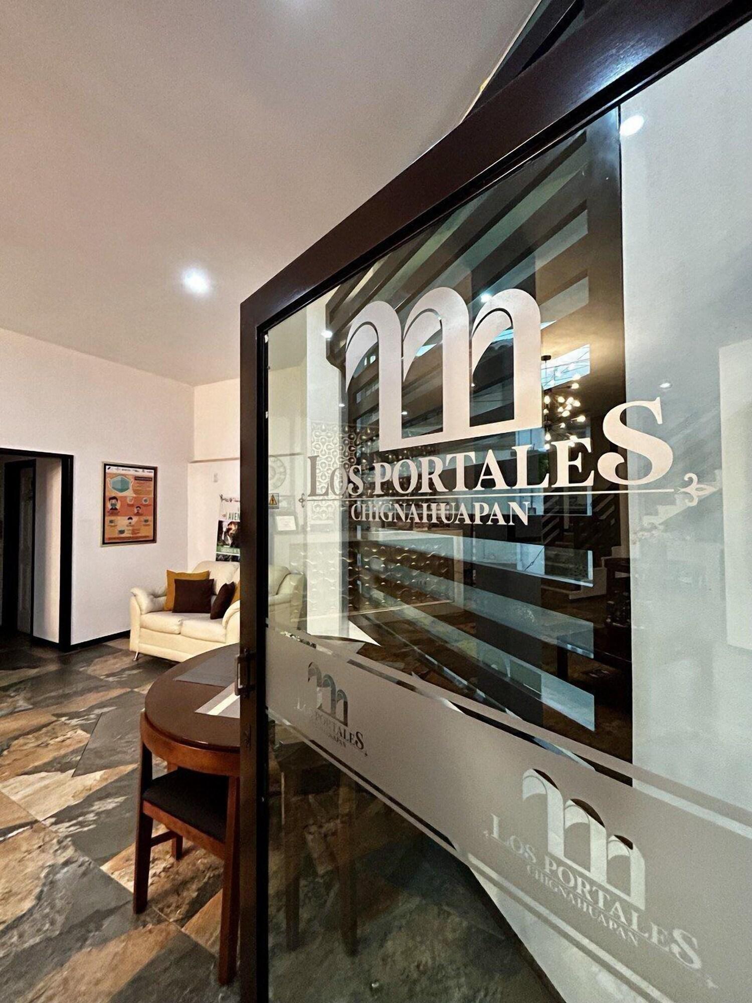 Vista Lobby Hotel Los Portales Chignahuapan