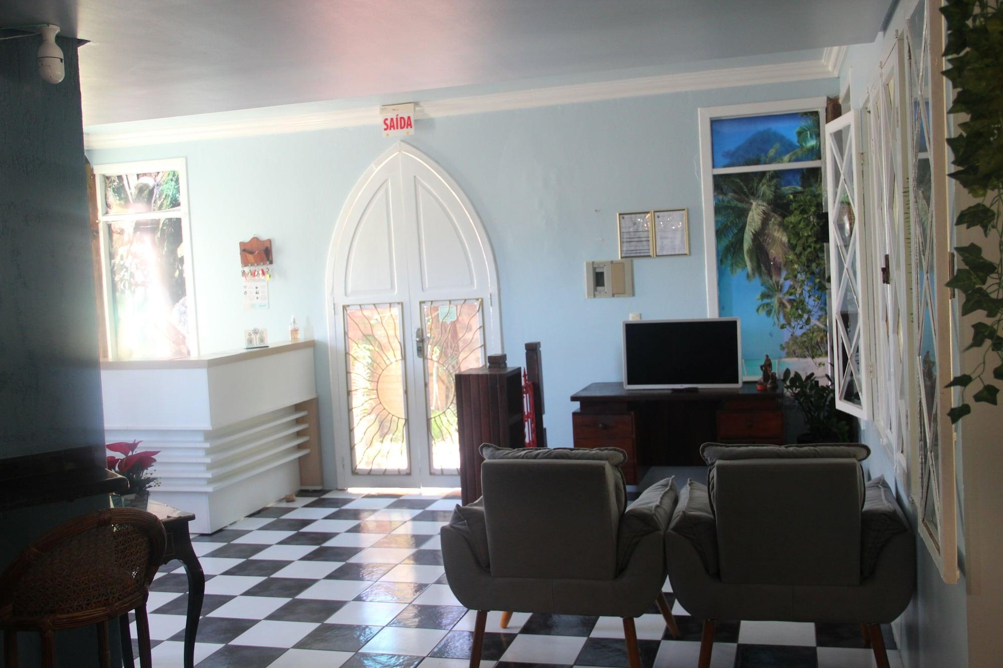 Vista Lobby Pousada To na Praia Campeche