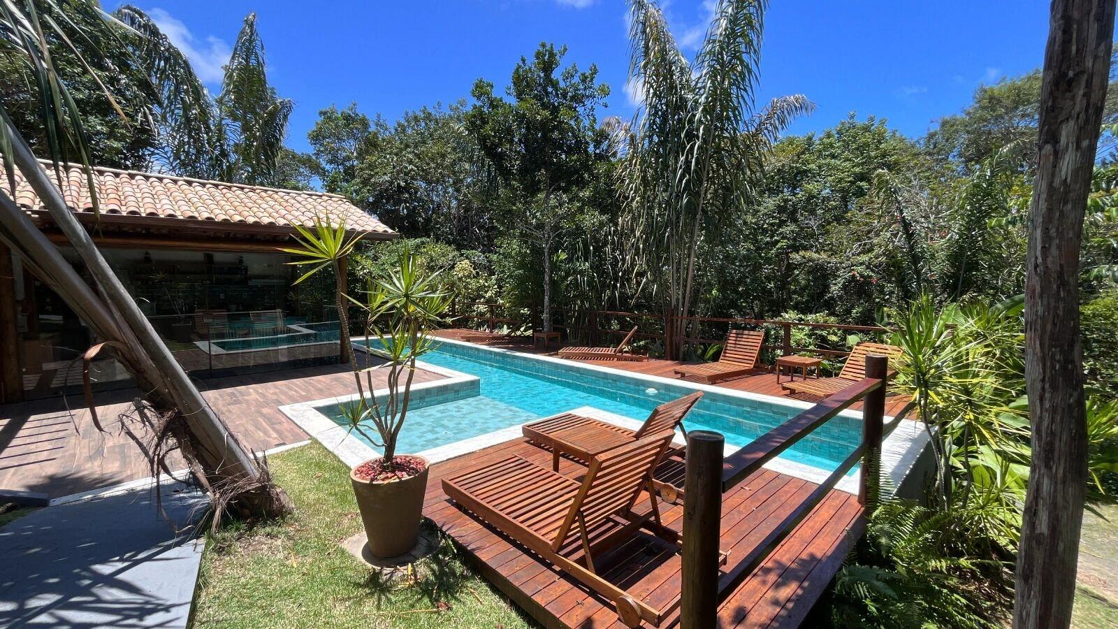 Vista Piscina Refúgio By Bellatrix