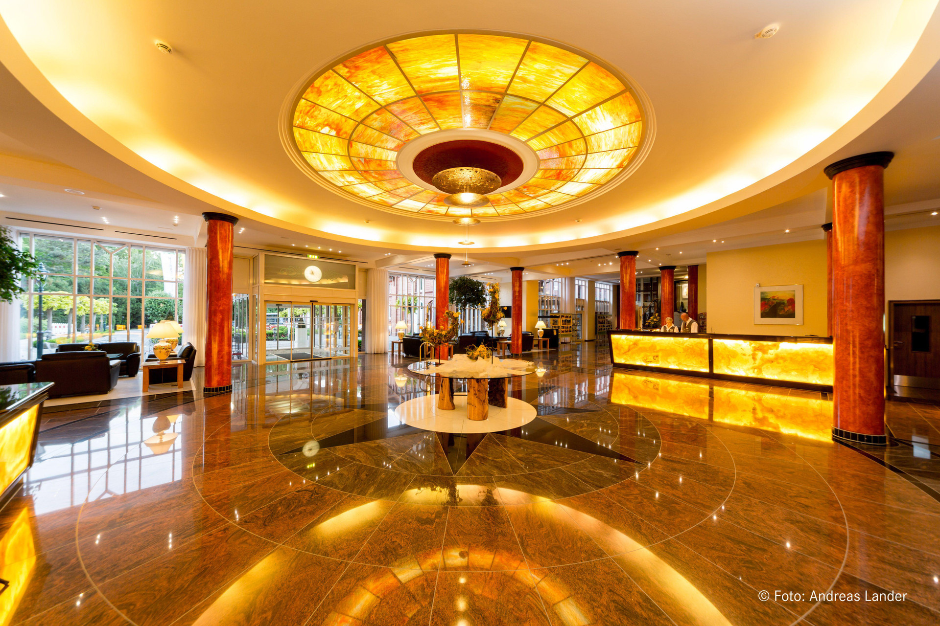 Vista Lobby Dorint Herrenkrug Parkhotel Magdeburg
